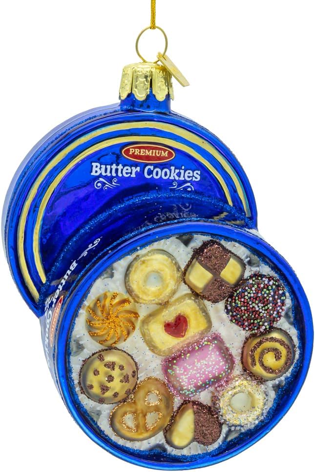 Noble Gems Glass Butter Cookie Ornament