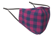 Gardelane Burgundy Flannel Face Mask