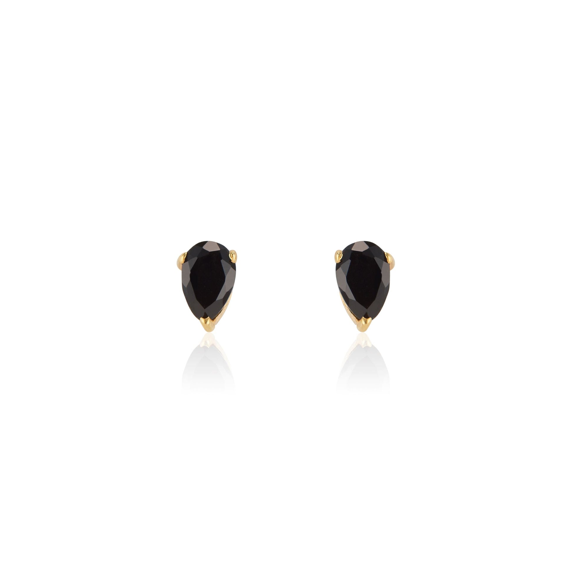 Deco Mini Studs | Black Onyx by elliparr