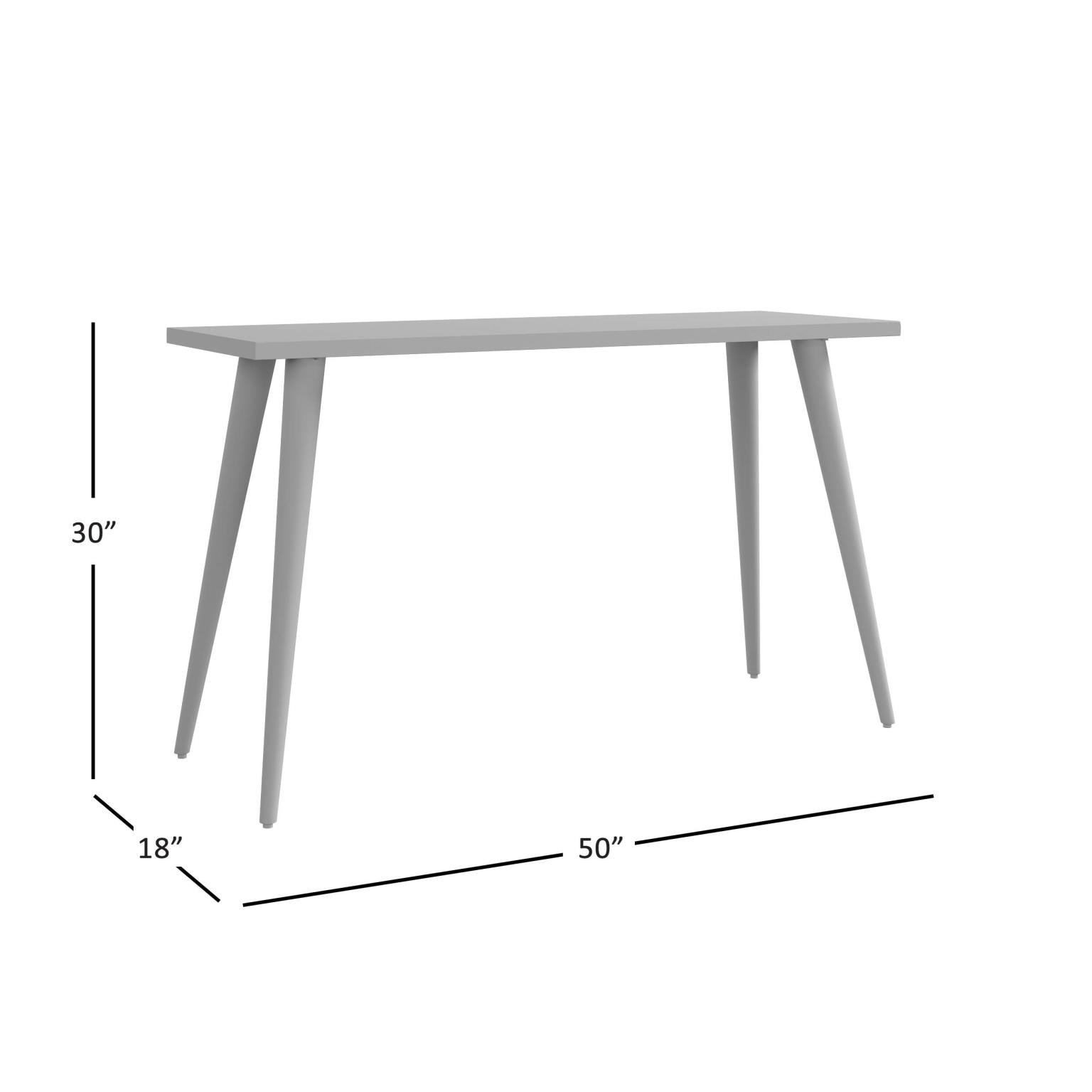 Prelude Sofa Table Rectangular Suede by Homeportonline