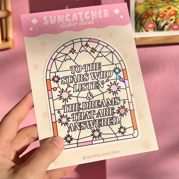 Acotar Bookish Suncatcher Window Decal