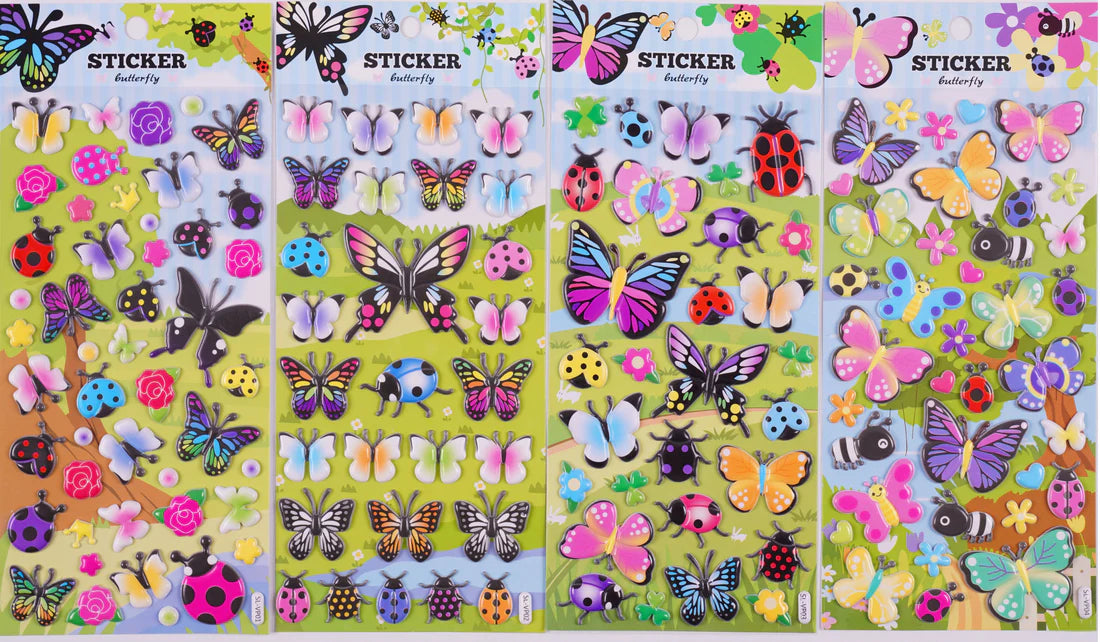 Stickers Puffy Butterfly by Homeportonline