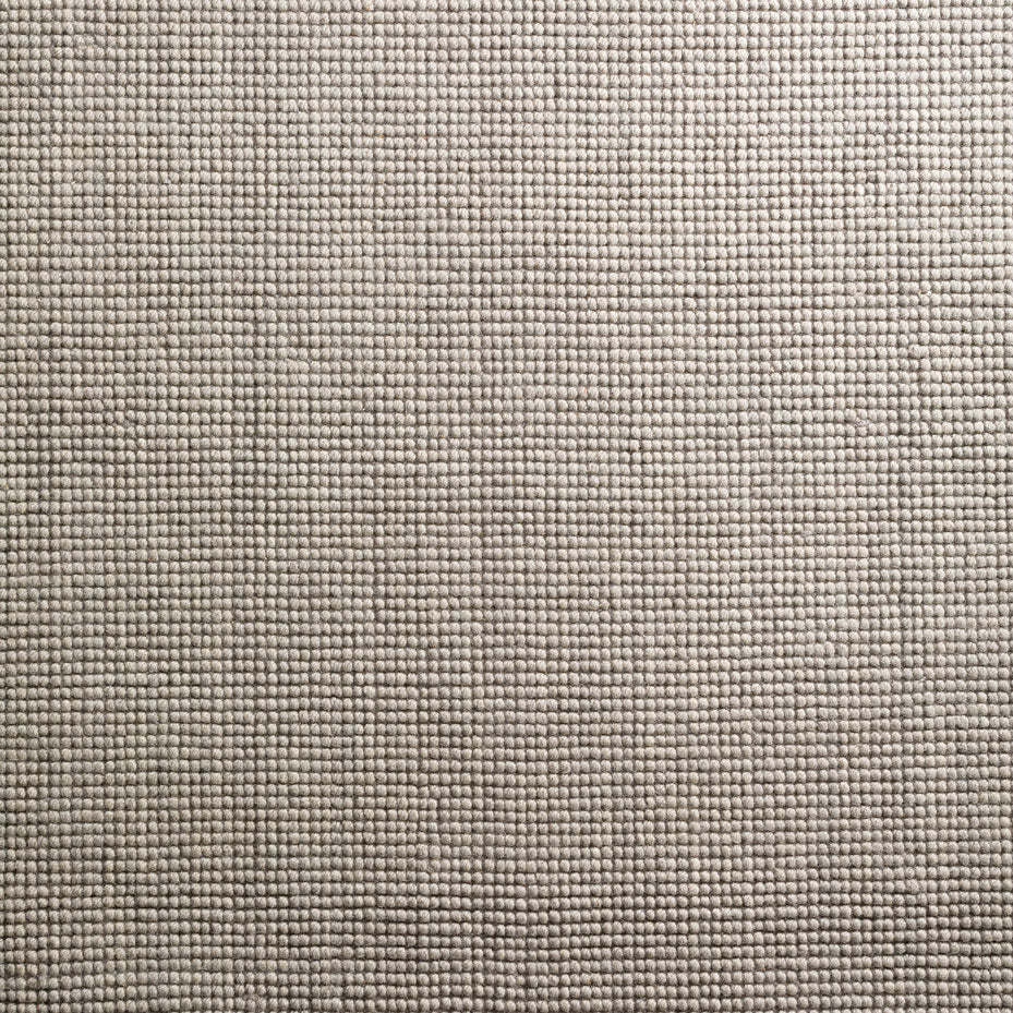 Monaco Popcorn Wool Rug Silver 5' X 7'6" by Homeportonline