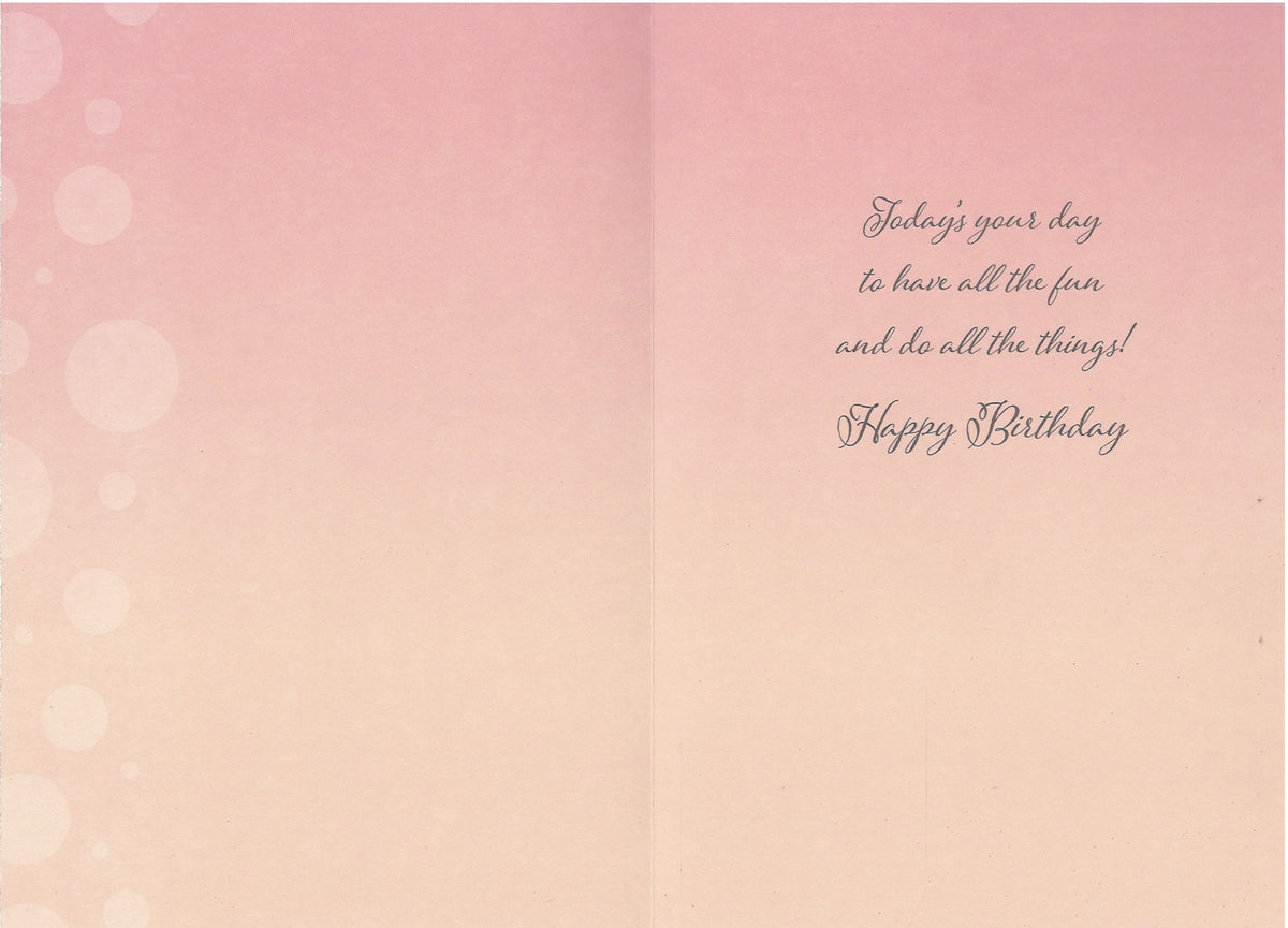 Do All The Fun Things - Birthday Card