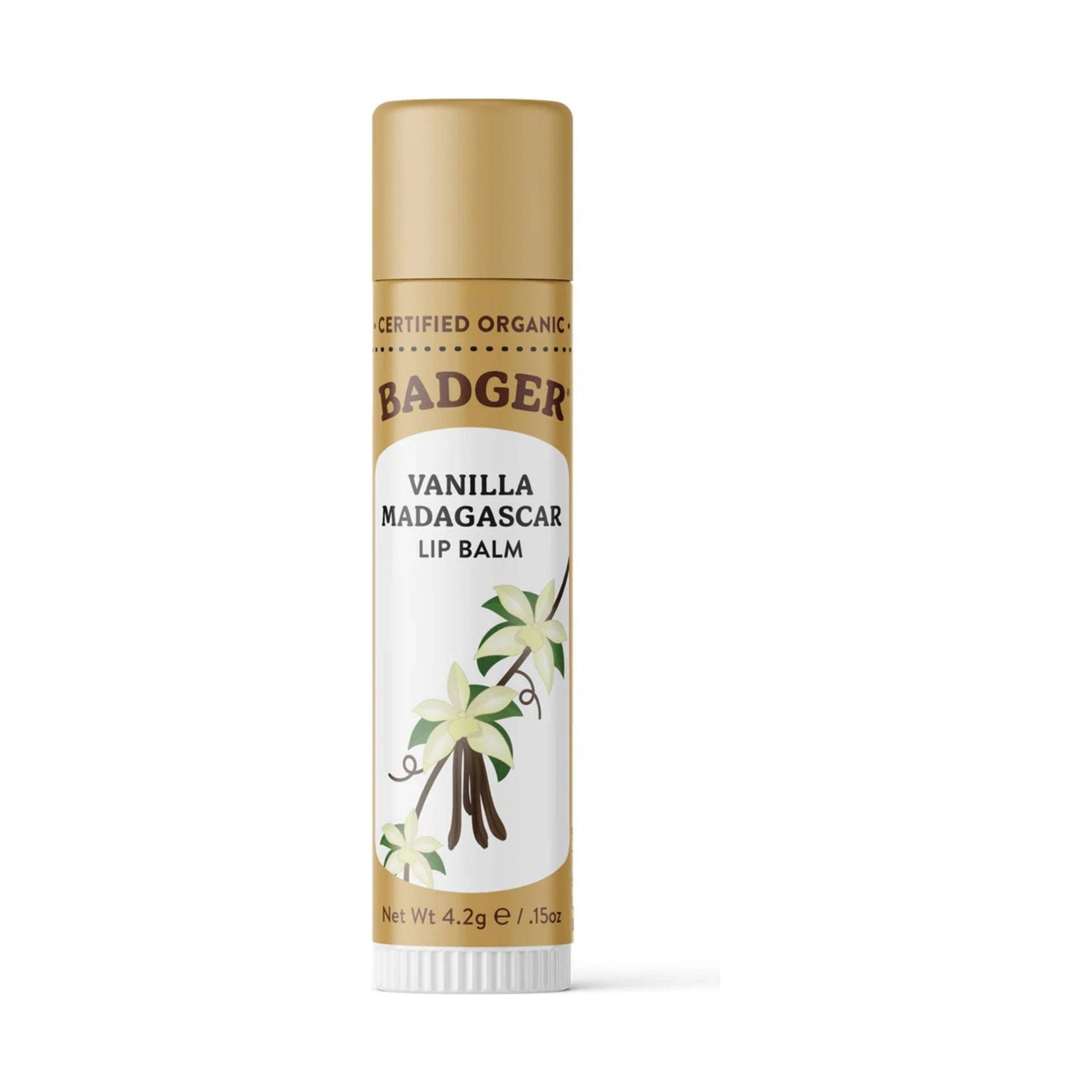 Badger Classic Organic Lip Balm - Vanilla Madagascar by Lenny's Shoe & Apparel