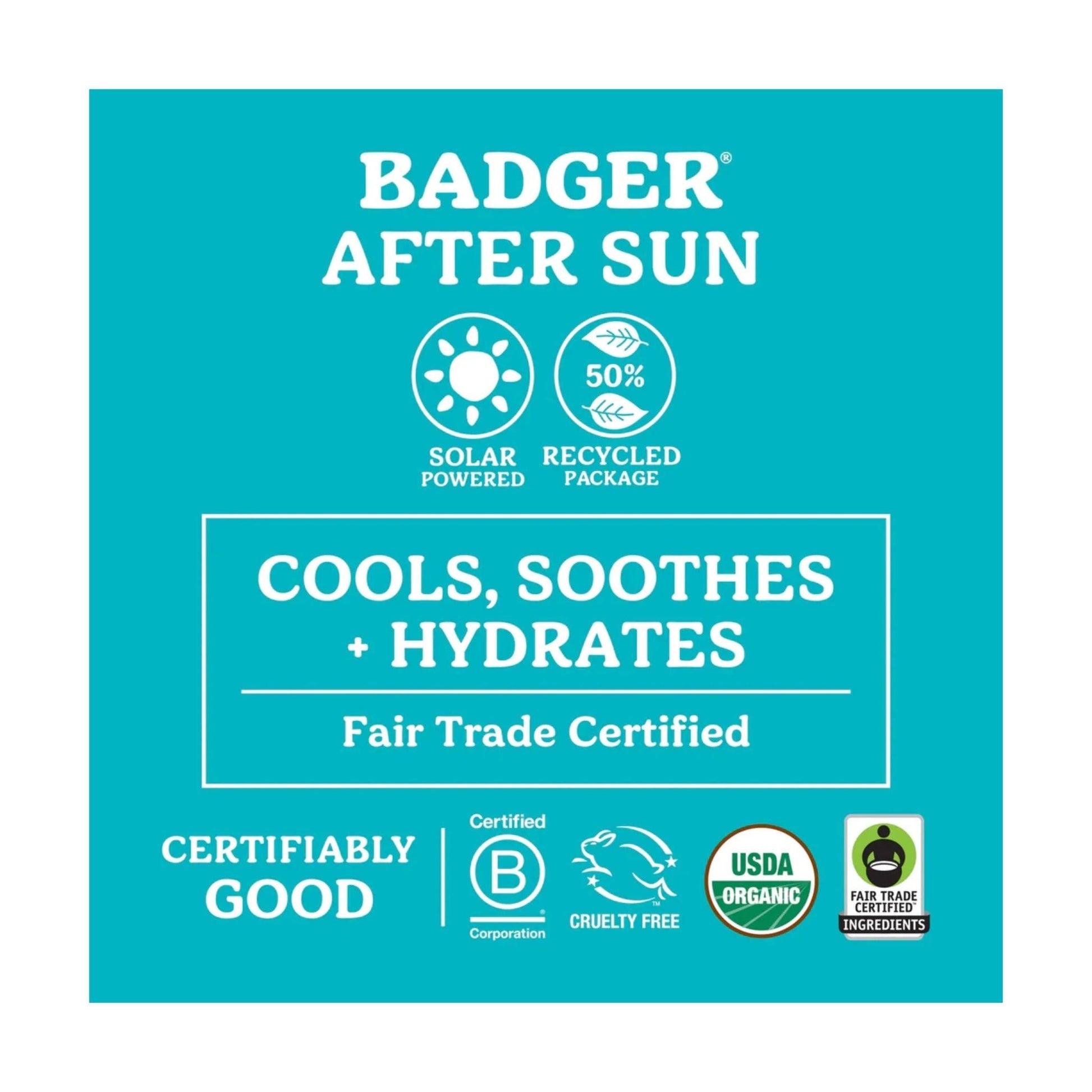 Badger Coconut After Sun Balm by Lenny's Shoe & Apparel