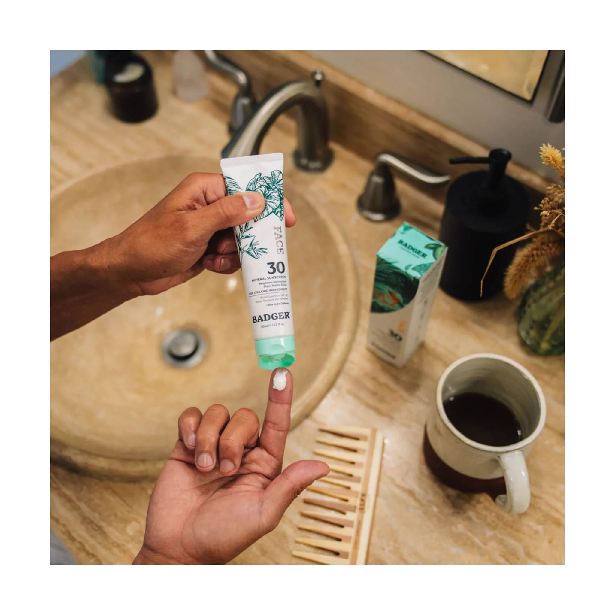 Badger Face Mineral Sunscreen 1.7oz SPF 30 by Lenny's Shoe & Apparel