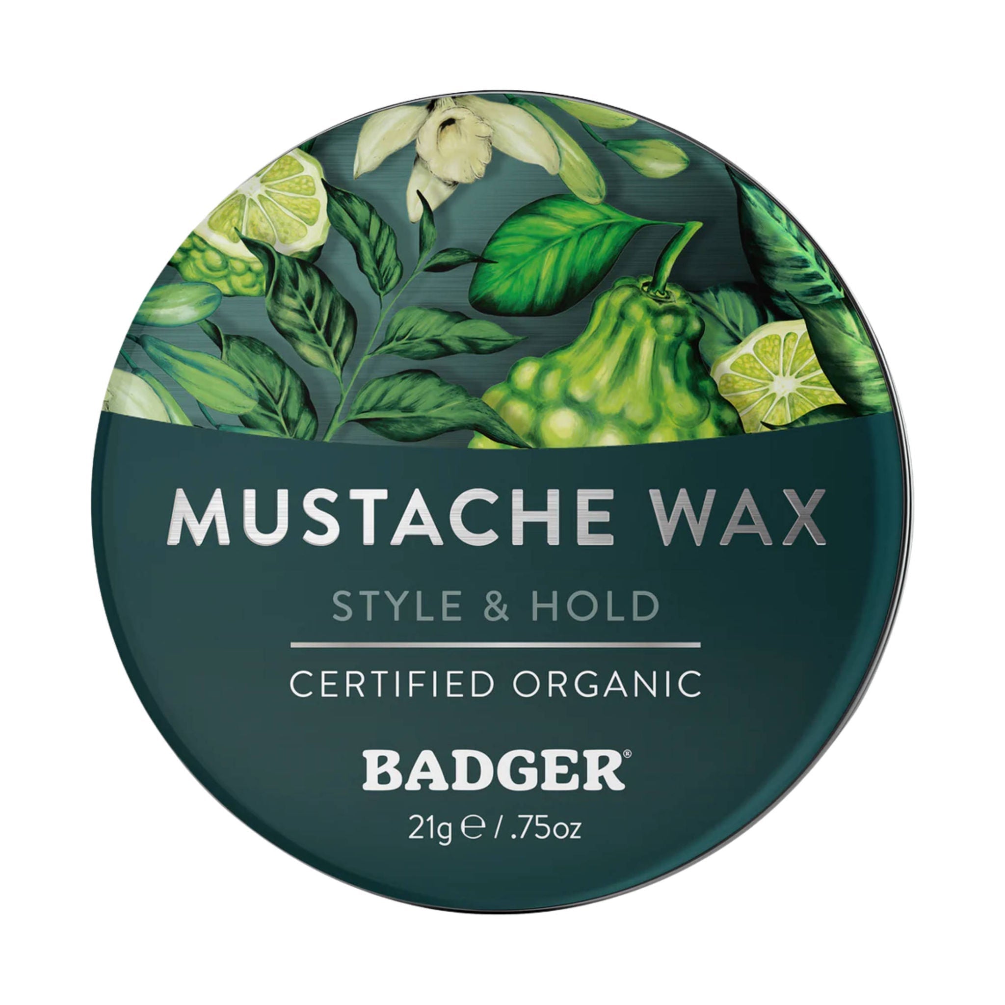 Badger Mustache Wax .75oz Tin - Navigator Class Man Care by Lenny's Shoe & Apparel