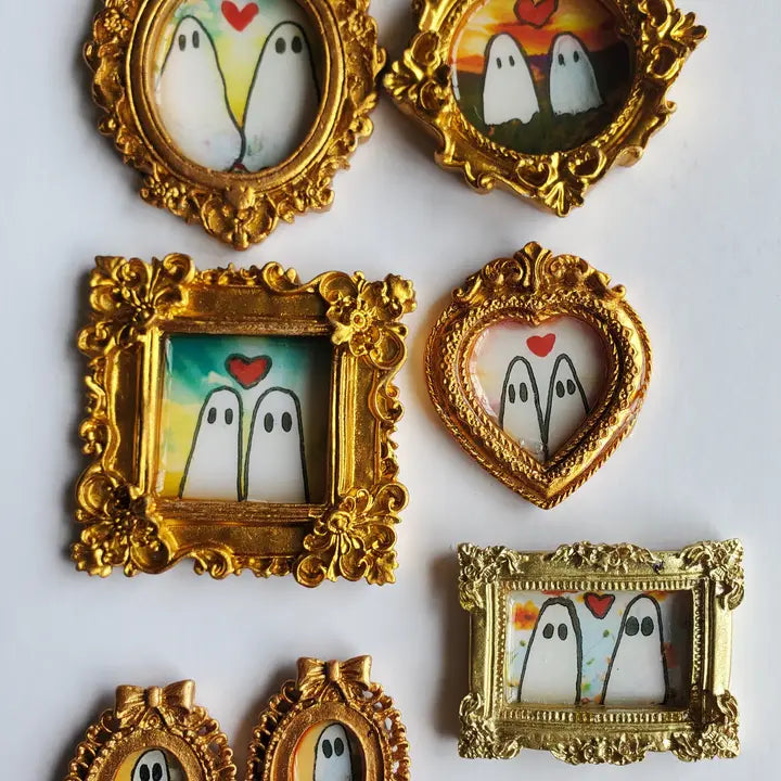 Ghosts in Love - Mini Art Magnet