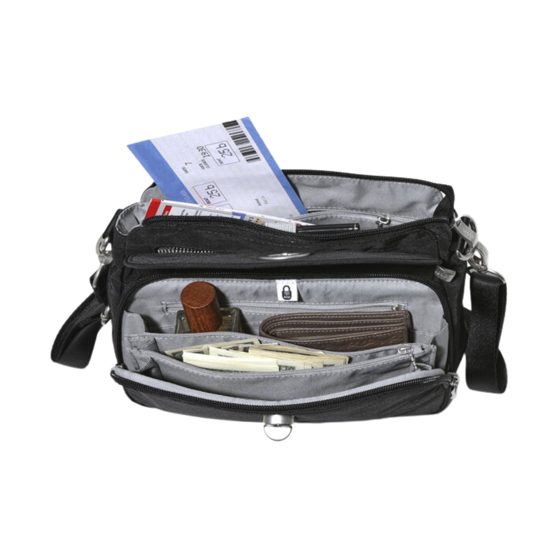 Baggallini Calais Crossbody Bag - Black by Lenny's Shoe & Apparel