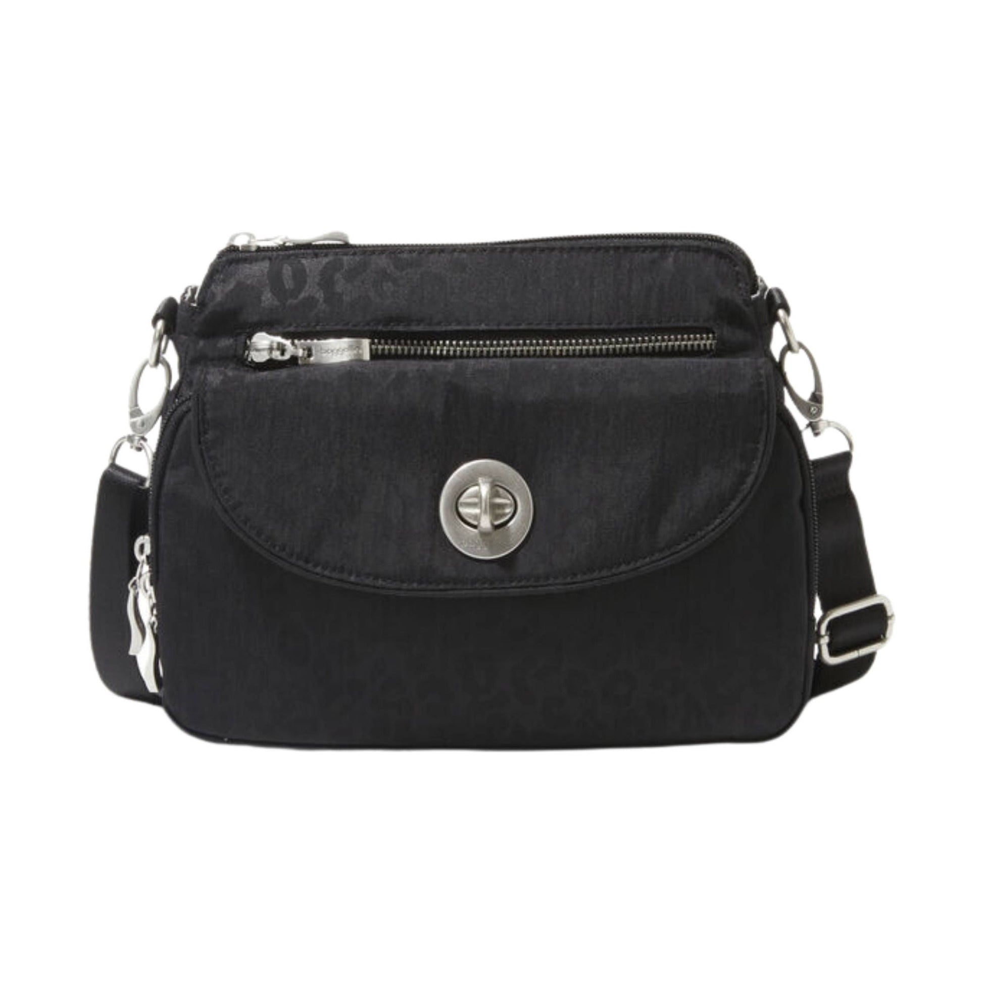 Baggallini Calais Crossbody Bag - Black Cheetah by Lenny's Shoe & Apparel