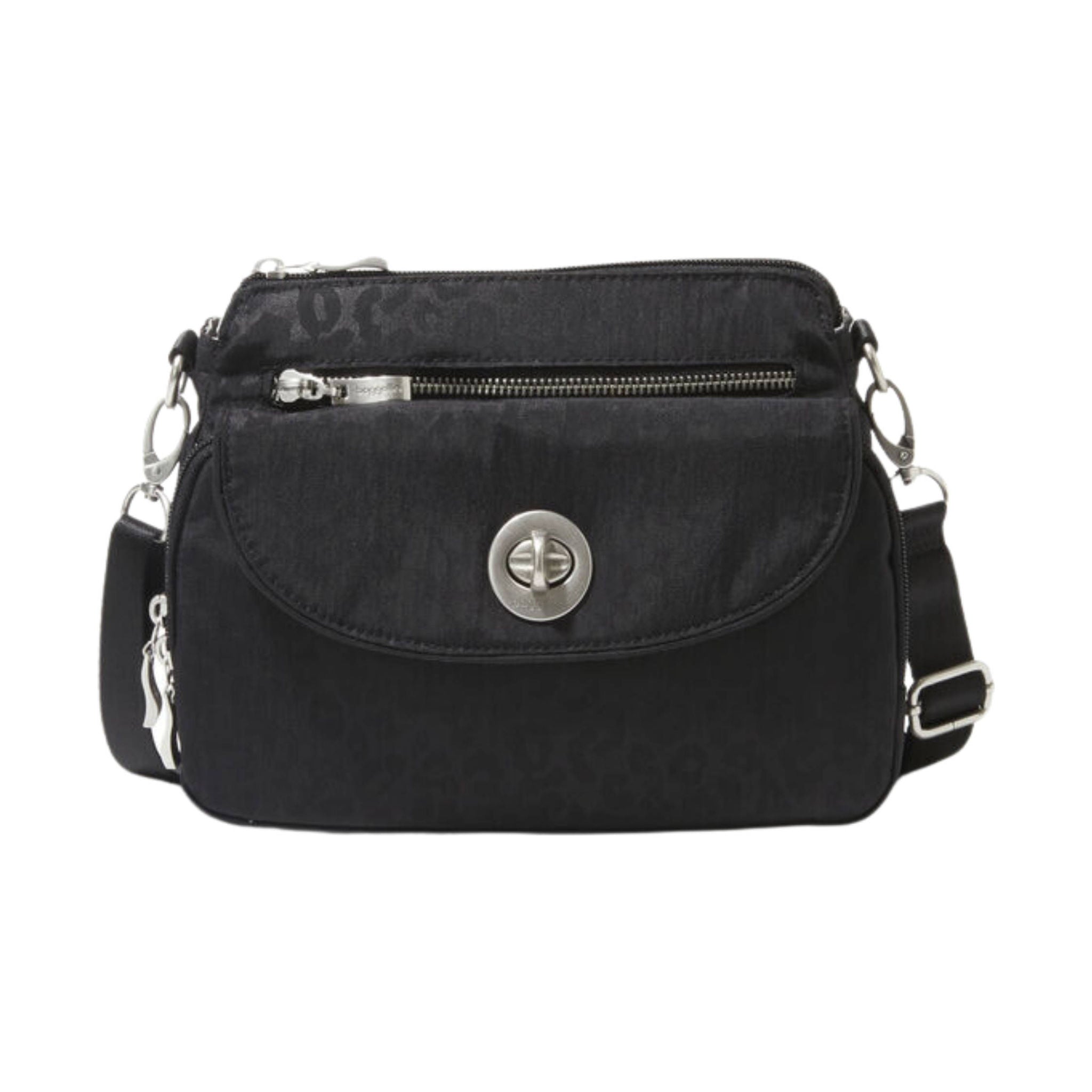 Baggallini Calais Crossbody Bag - Black Cheetah by Lenny's Shoe & Apparel