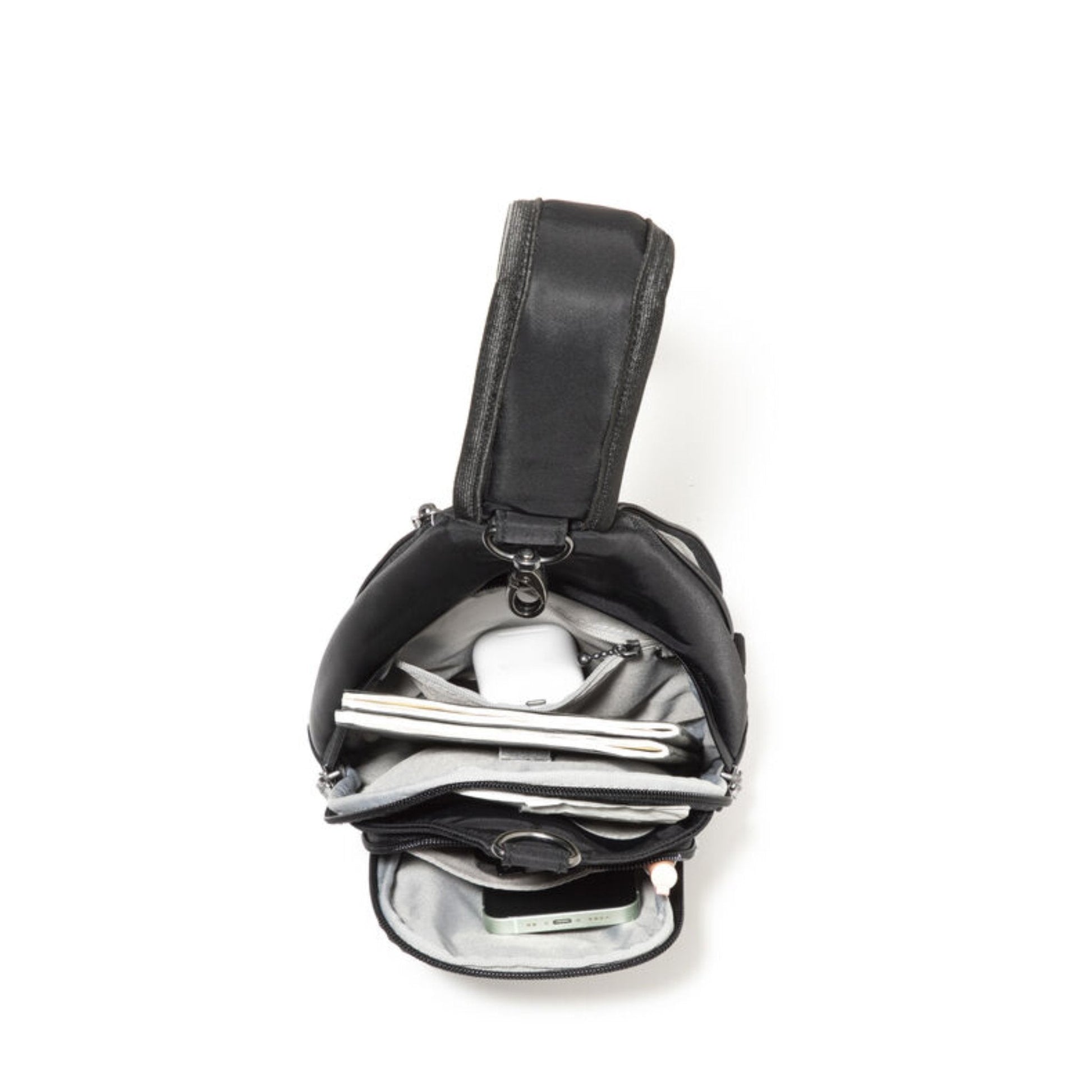 Baggallini Central Park Sling - Black by Lenny's Shoe & Apparel