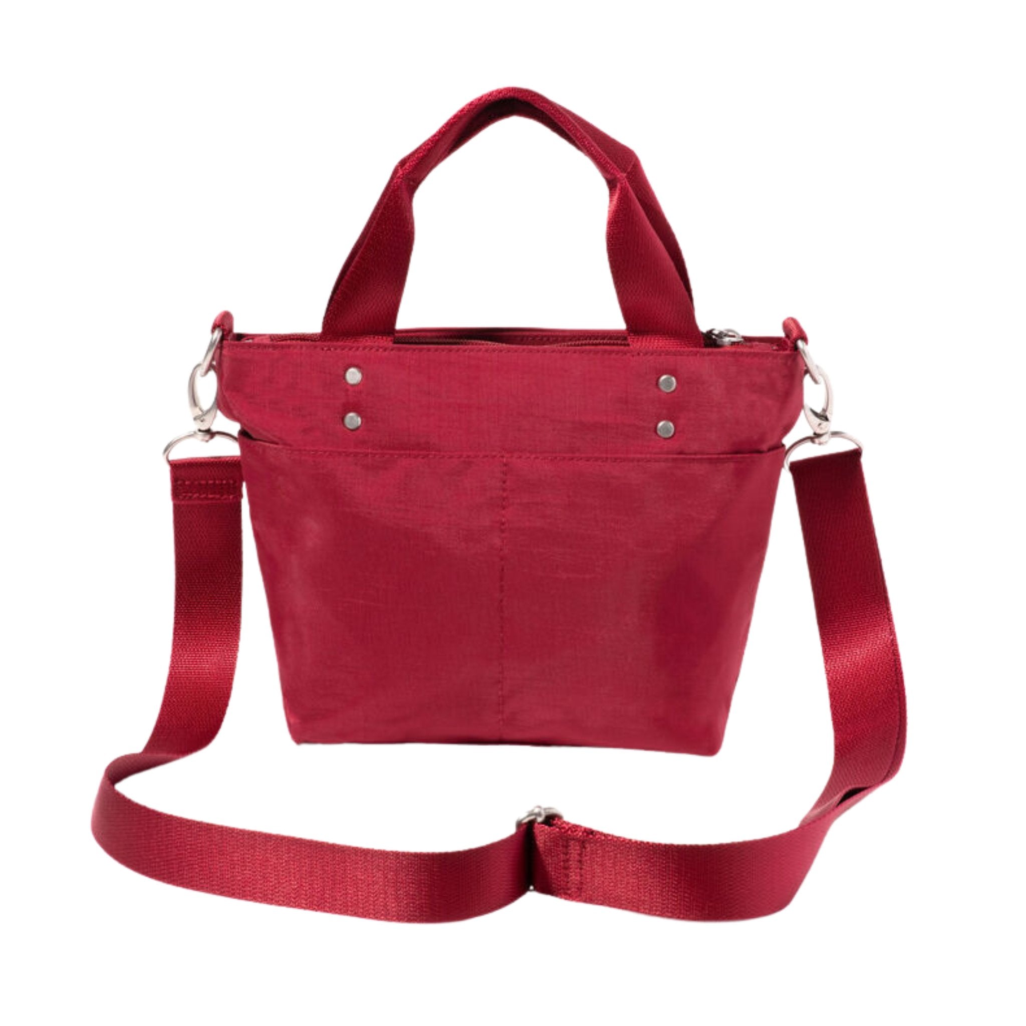 Baggallini Mini Carryall Tote - Ruby Red by Lenny's Shoe & Apparel