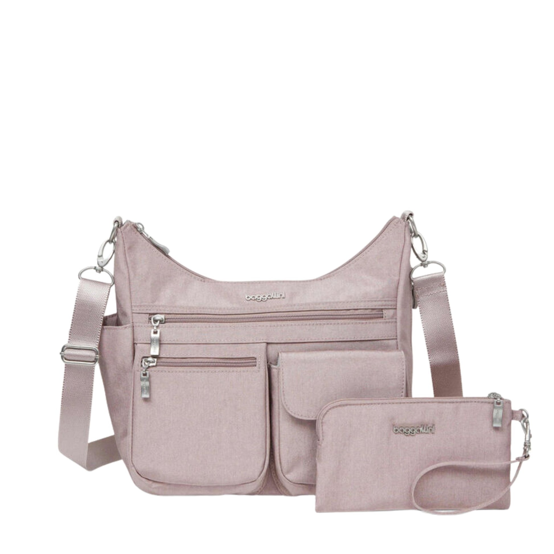 Baggallini Modern Everywhere Bag - Blush Shimmer by Lenny's Shoe & Apparel