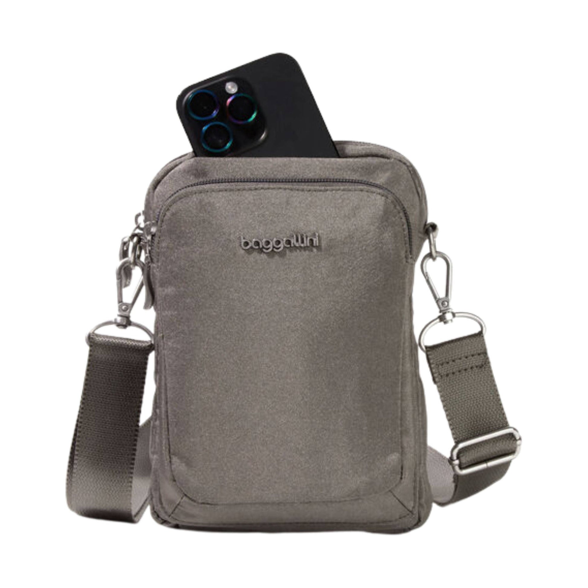 Baggallini Modern Everywhere Explorer Crossbody - Sterling Shimmer by Lenny's Shoe & Apparel