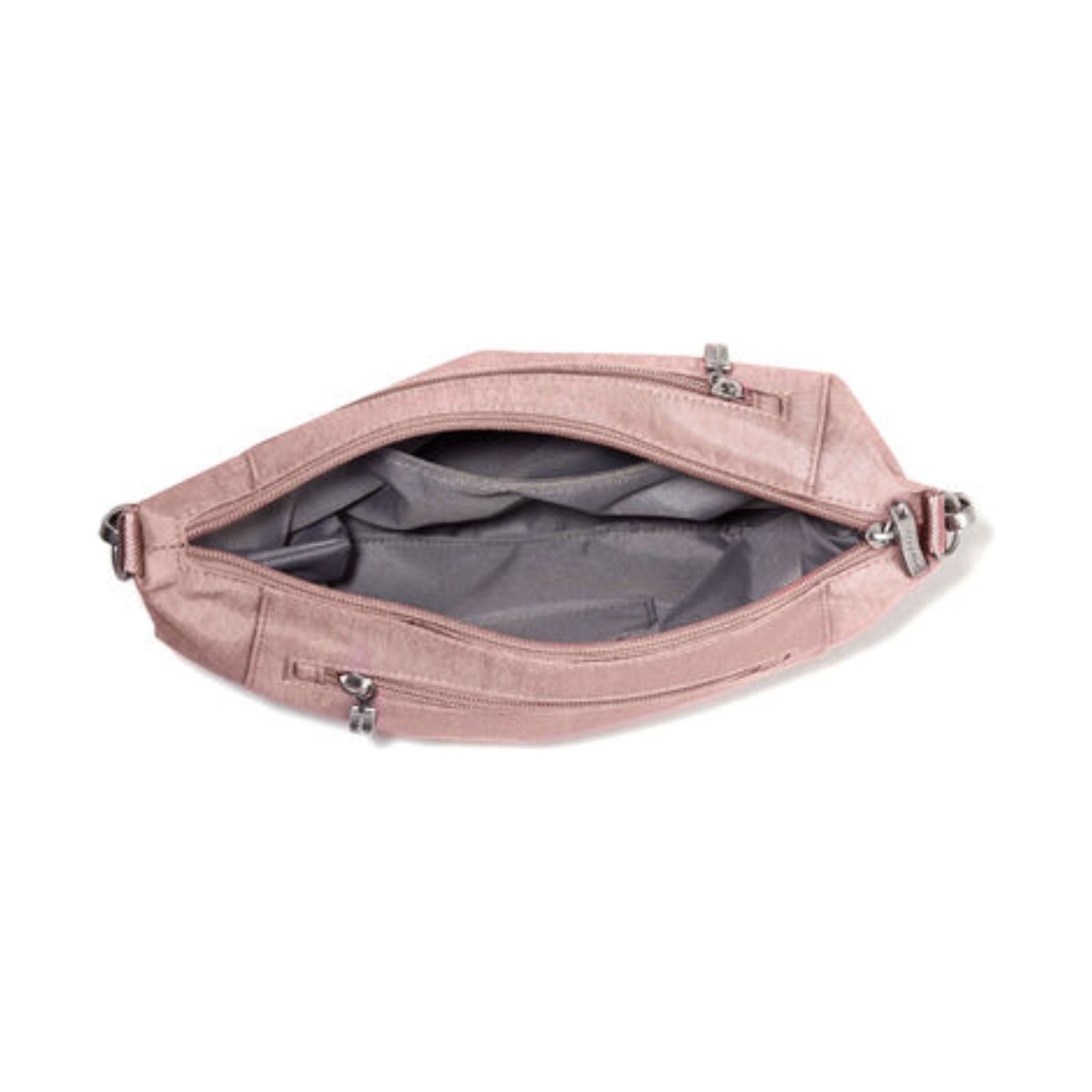 Baggallini Modern Everywhere Half Moon Crossbody - Woodrose by Lenny's Shoe & Apparel