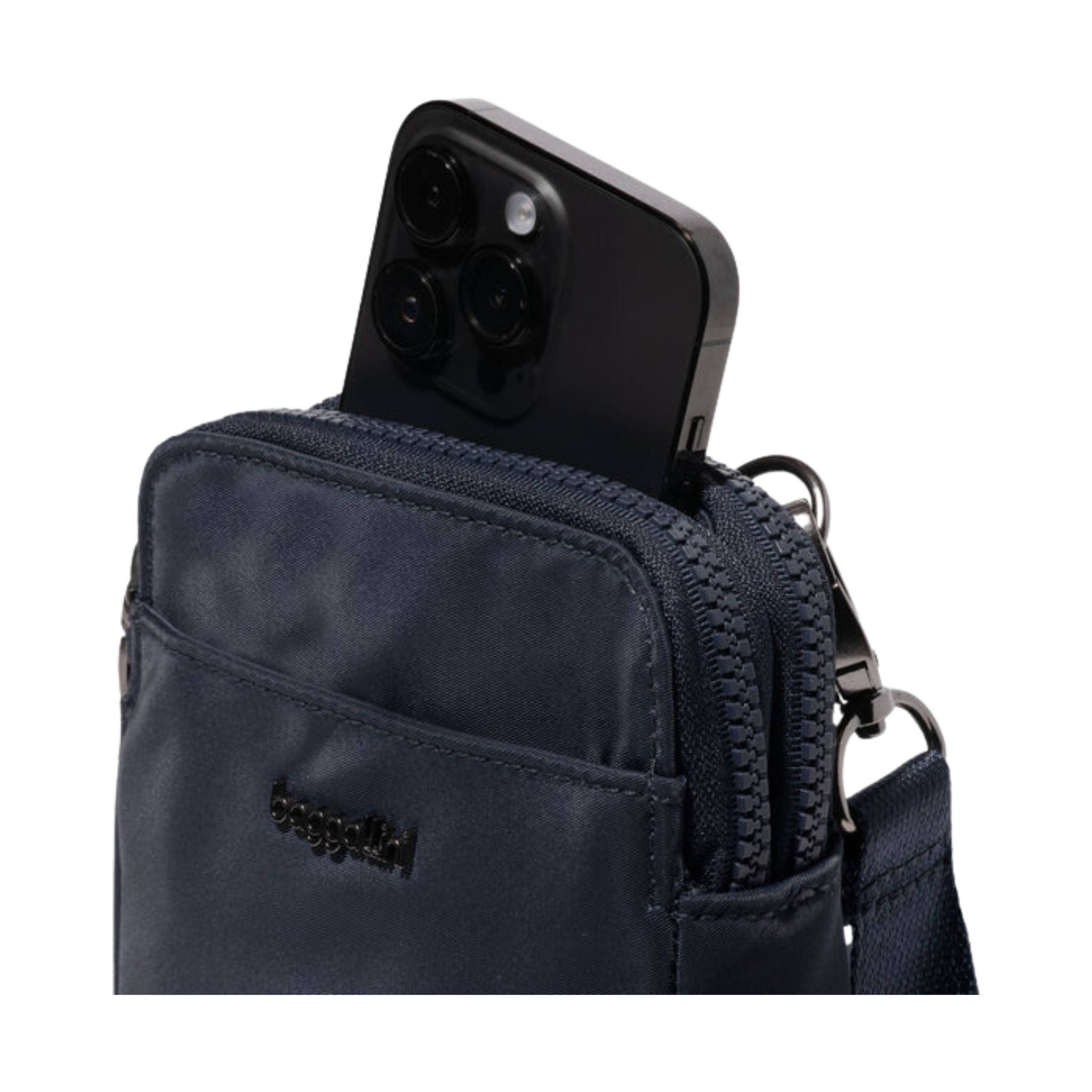 Baggallini Modern Take Two RFID Crossbody - French Navy Twill by Lenny's Shoe & Apparel