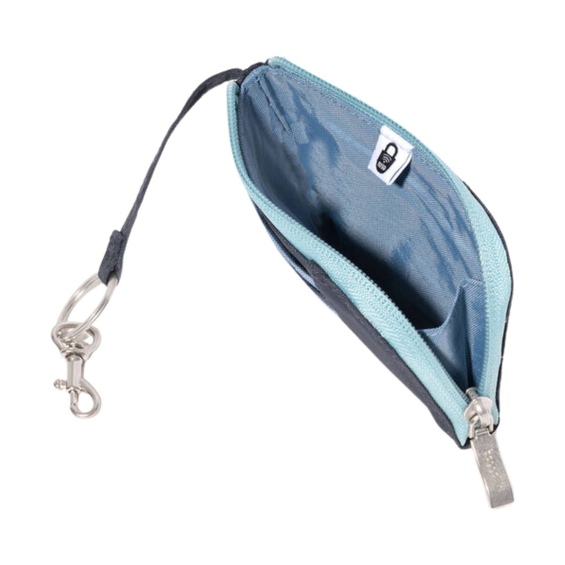 Baggallini RFID Zip Card Case - French Navy Color Block by Lenny's Shoe & Apparel