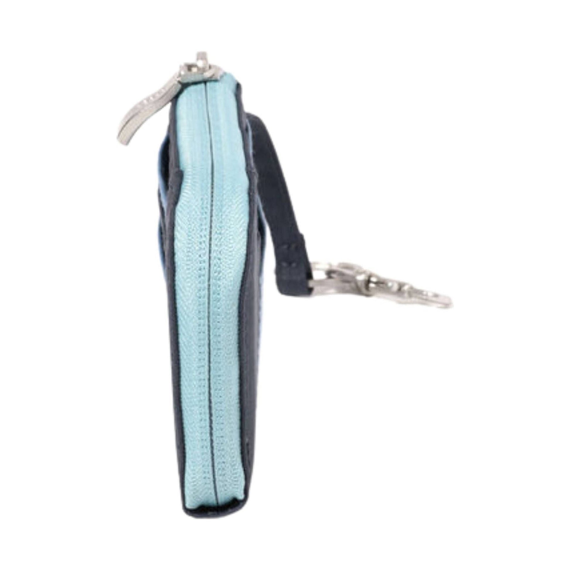 Baggallini RFID Zip Card Case - French Navy Color Block by Lenny's Shoe & Apparel