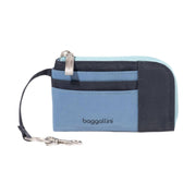 Baggallini RFID Zip Card Case - French Navy Color Block by Lenny's Shoe & Apparel