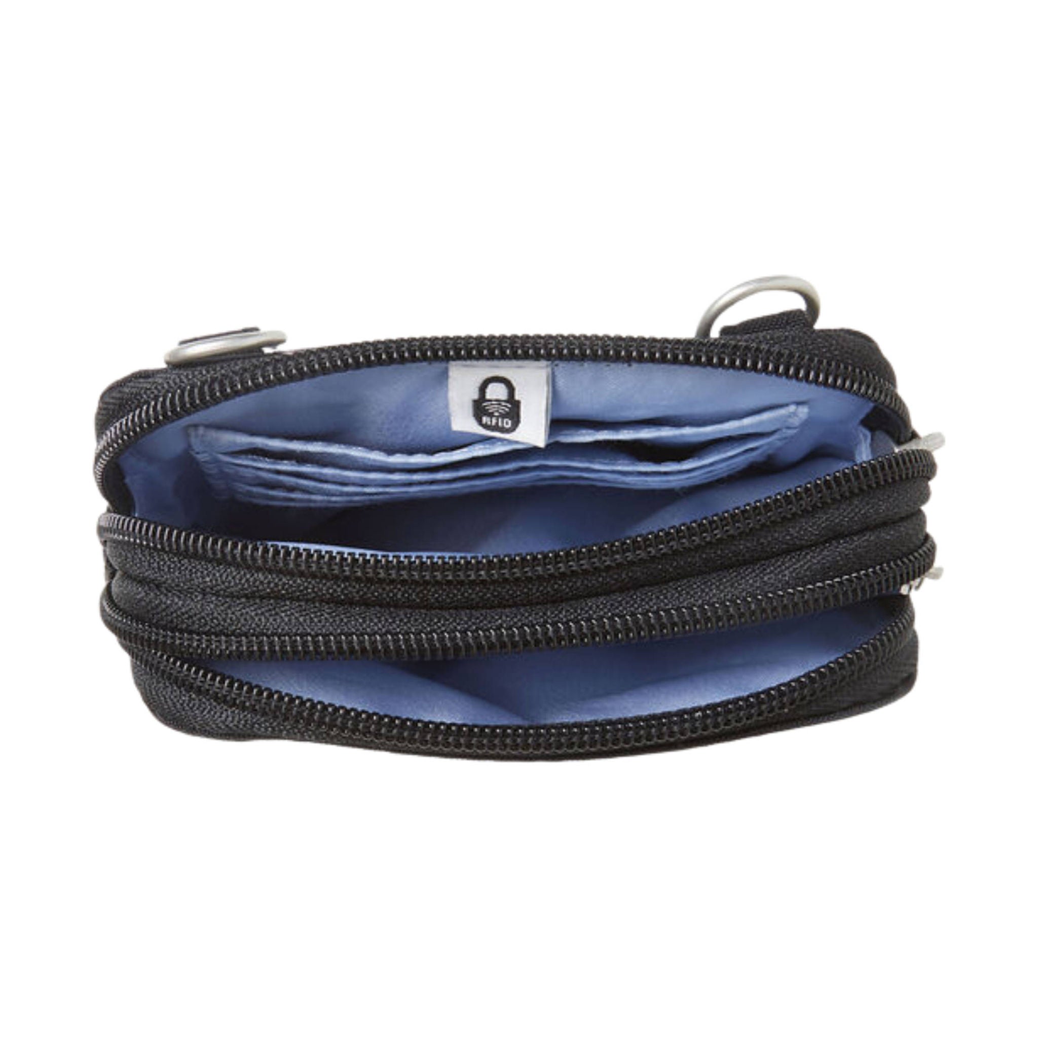 Baggallini Take Two RFID Bryant Crossbody - Black by Lenny's Shoe & Apparel