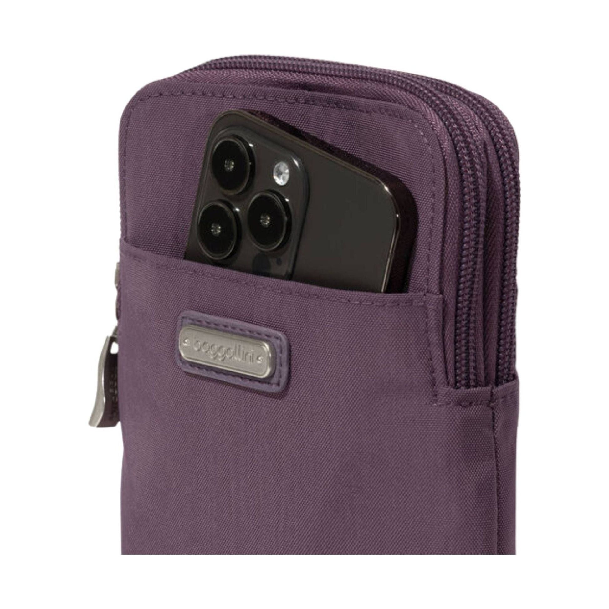 Baggallini Take Two RFID Bryant Crossbody - Misty Purple by Lenny's Shoe & Apparel