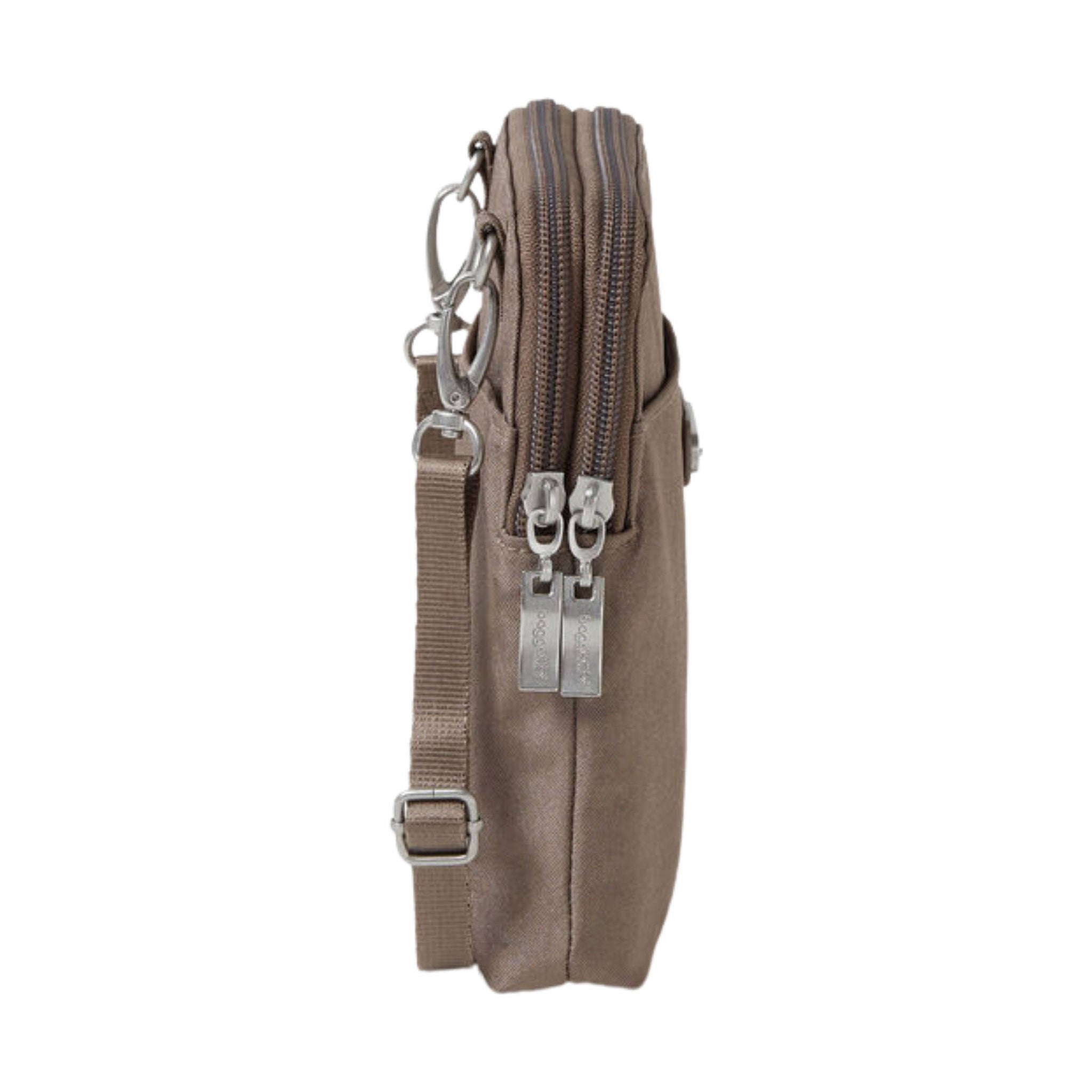 Baggallini Take Two RFID Bryant Crossbody - Portobello Shimmer by Lenny's Shoe & Apparel