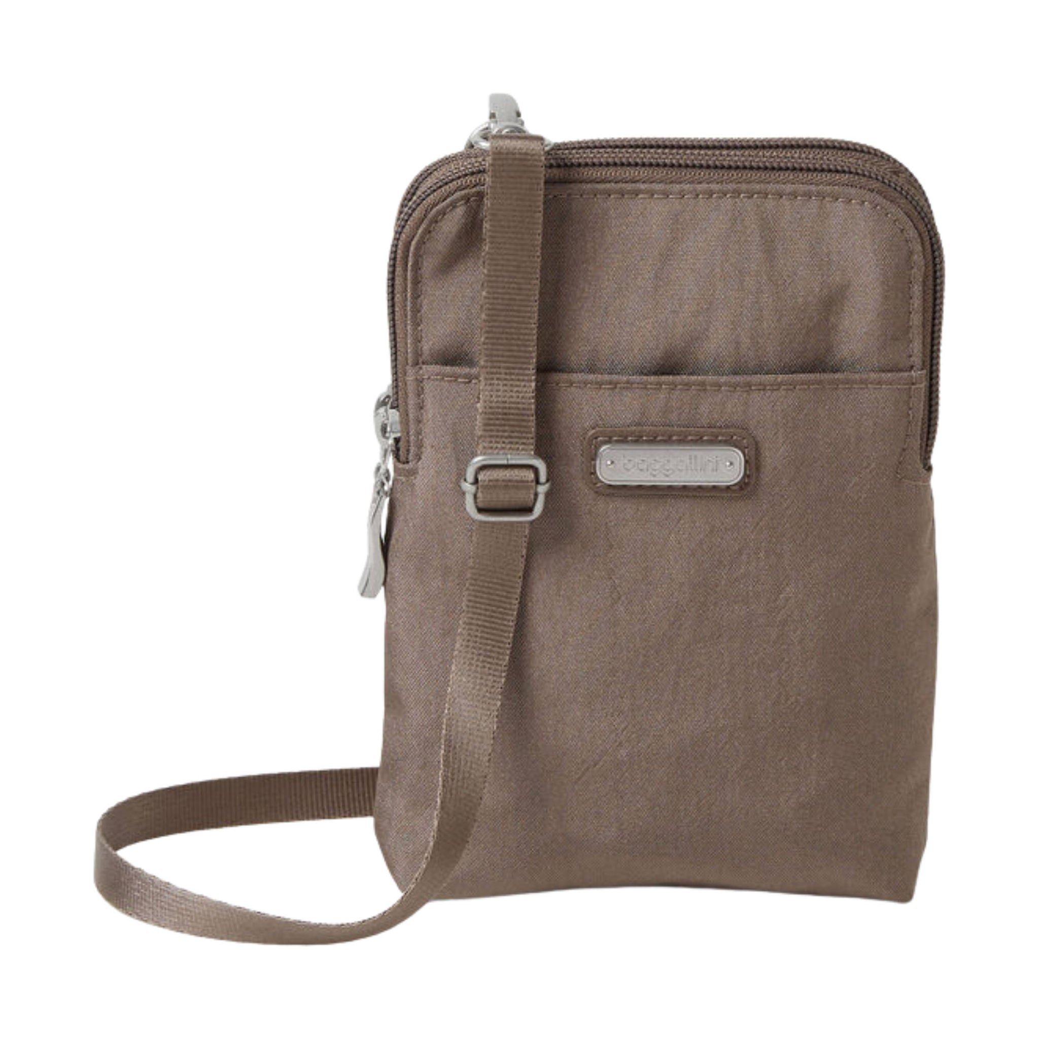 Baggallini Take Two RFID Bryant Crossbody - Portobello Shimmer by Lenny's Shoe & Apparel