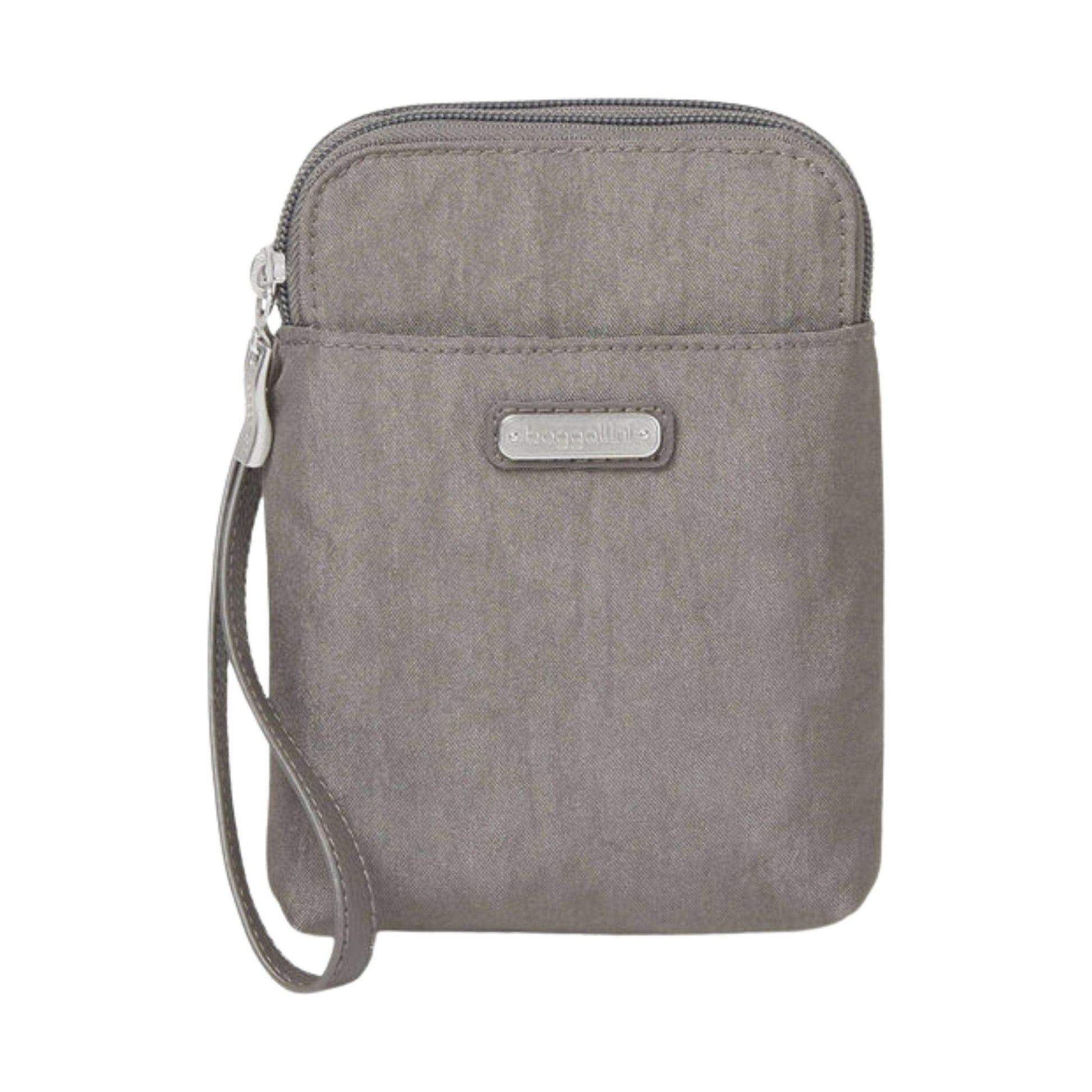 Baggallini Take Two RFID Bryant Crossbody - Sterling Shimmer by Lenny's Shoe & Apparel