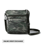 Baggallini Women's Modern Pocket CrossBody - Olive Camo by Lenny's Shoe & Apparel