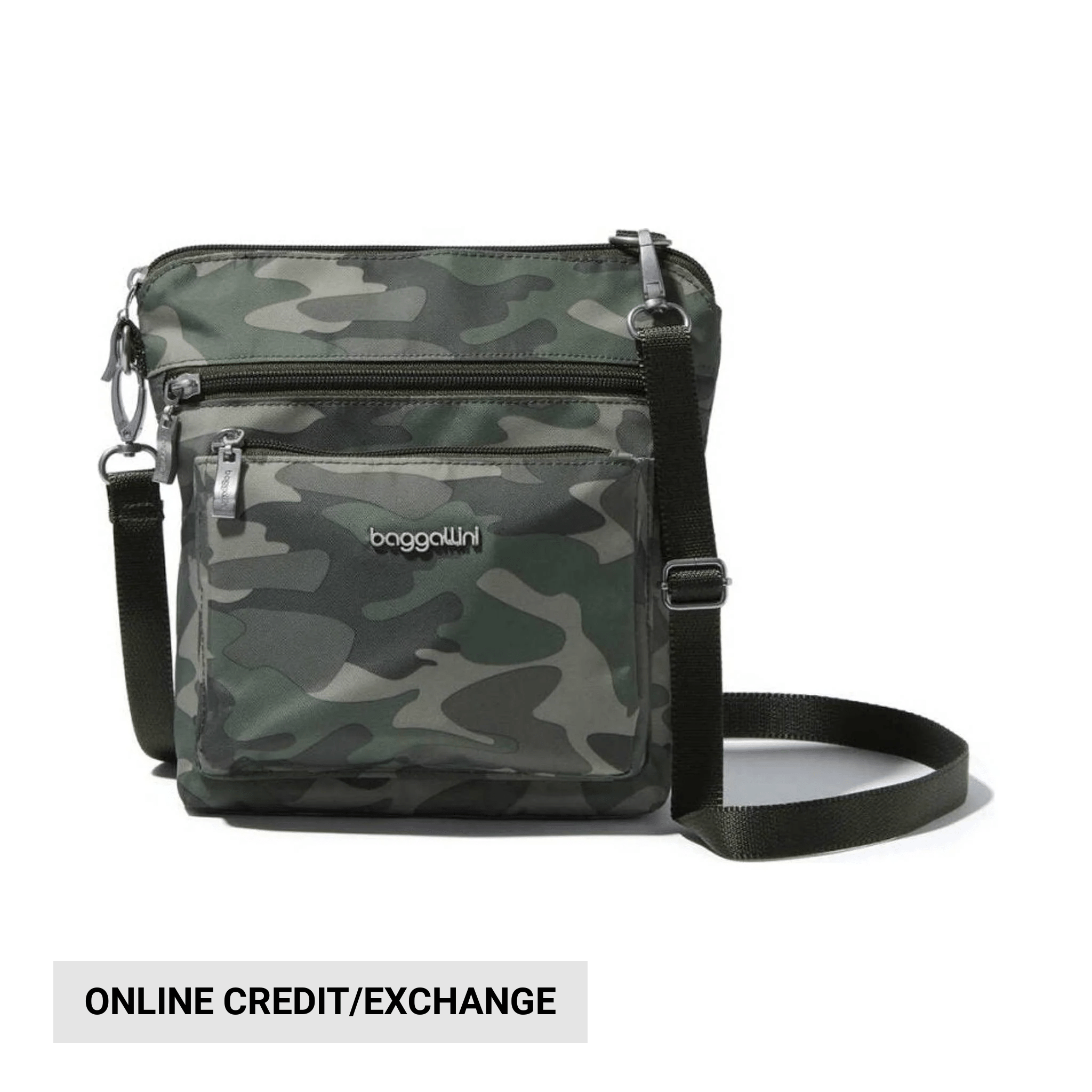 Baggallini Women's Modern Pocket CrossBody - Olive Camo by Lenny's Shoe & Apparel