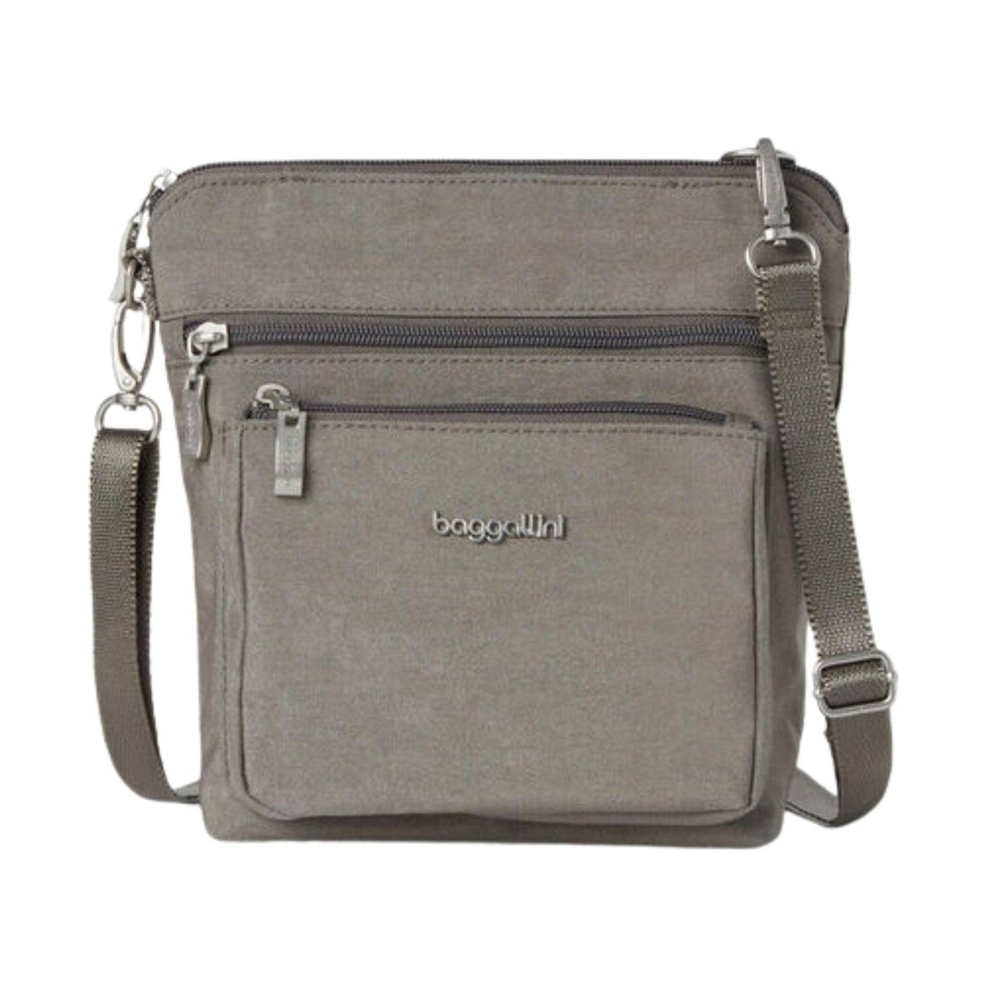 Baggallini Women's Modern Pocket CrossBody - Sterling Shimmer by Lenny's Shoe & Apparel