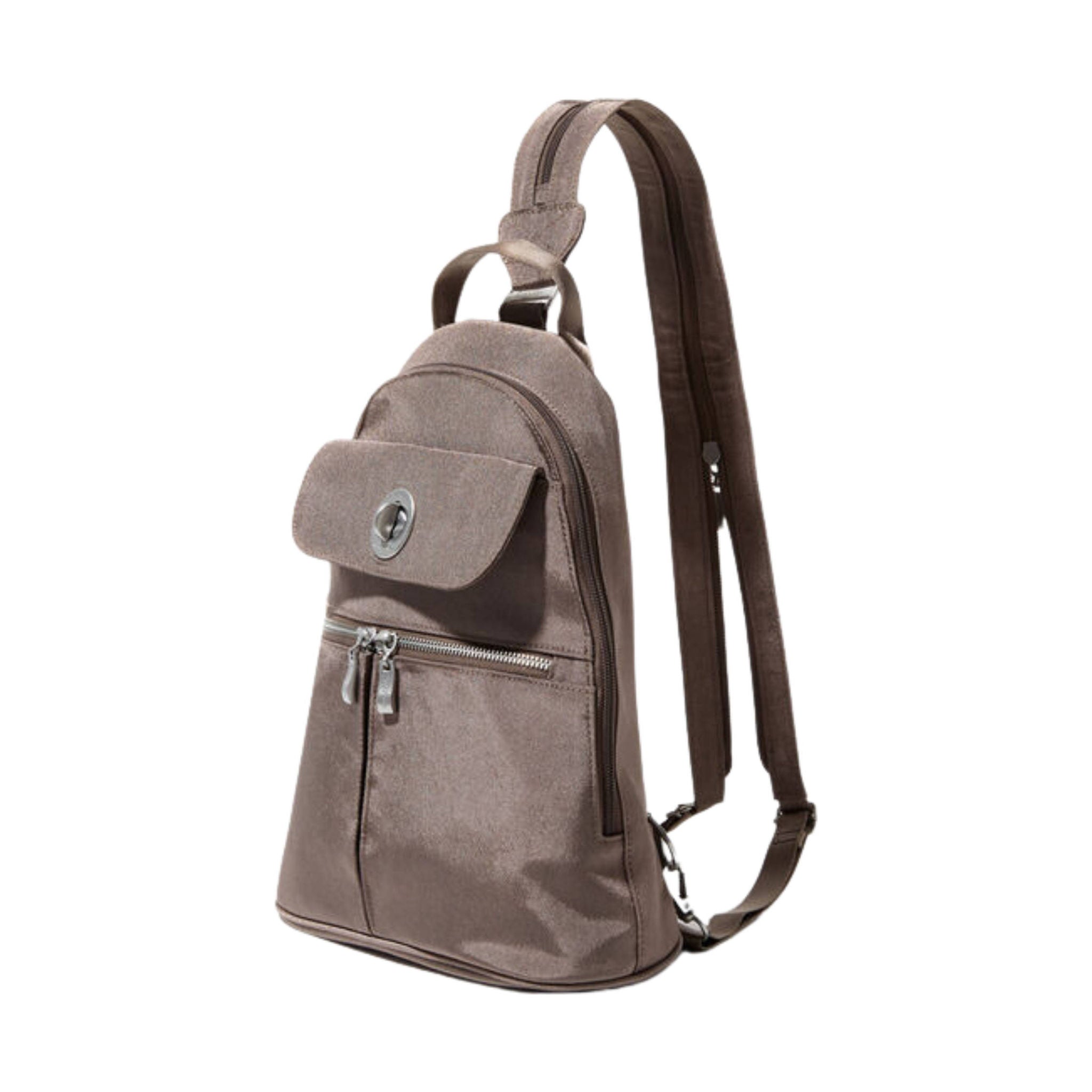Baggallini Women's Naples Convertible Backpack - Portobello Shimmer by Lenny's Shoe & Apparel