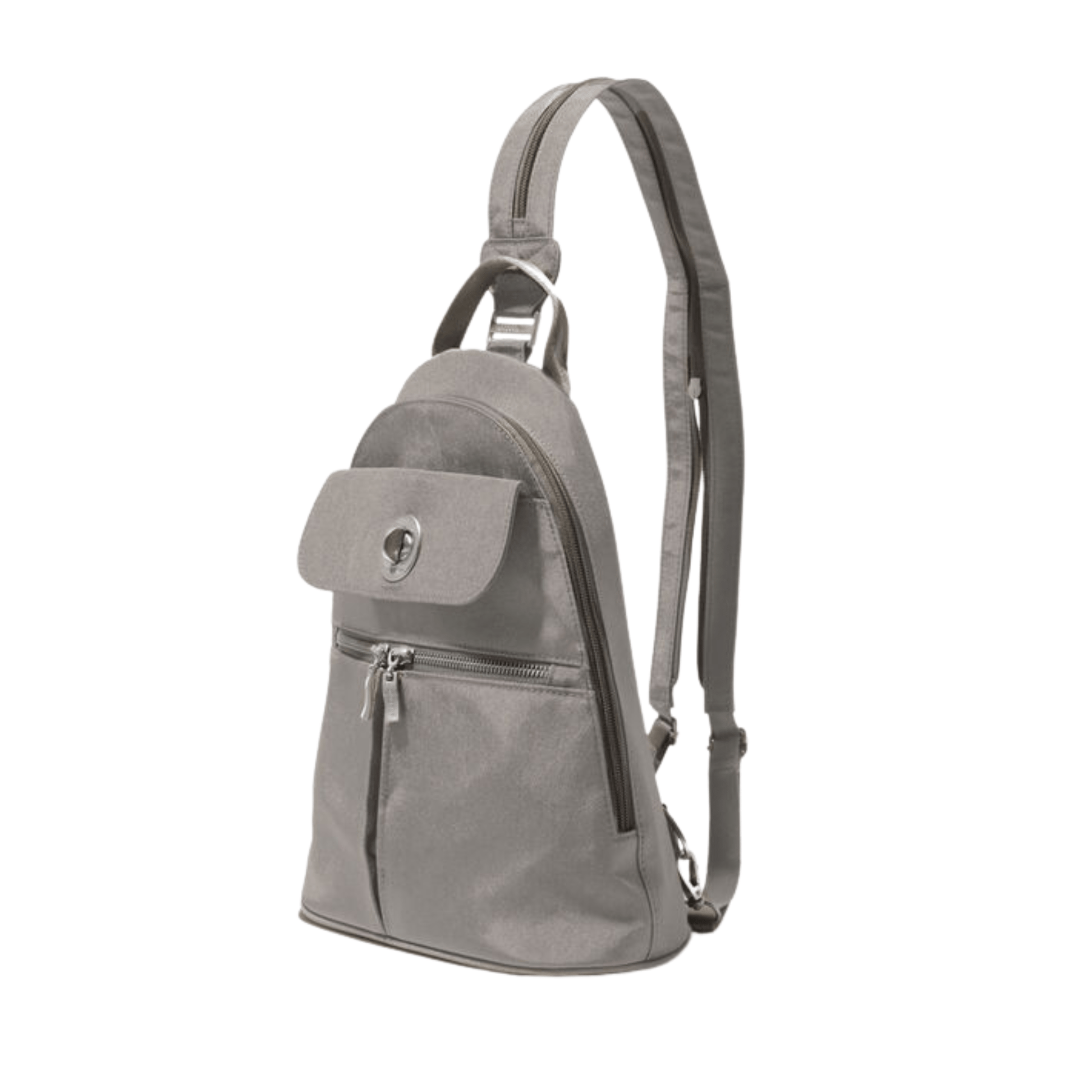 Baggallini Women's Naples Convertible Backpack - Sterling Shimmer by Lenny's Shoe & Apparel