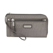 Baggallini Zip Around RFID Wallet - Sterling Shimmer by Lenny's Shoe & Apparel
