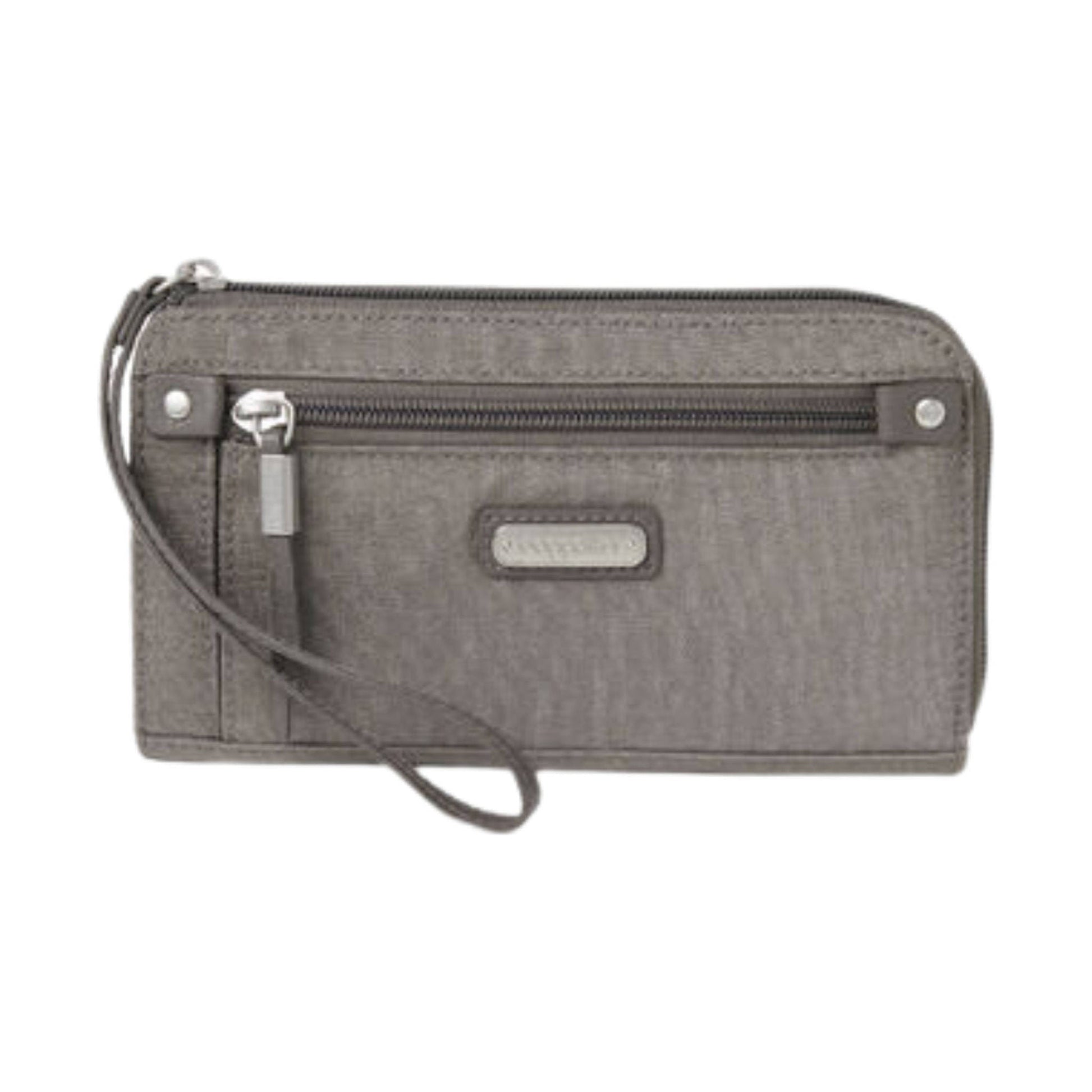 Baggallini Zip Around RFID Wallet - Sterling Shimmer by Lenny's Shoe & Apparel