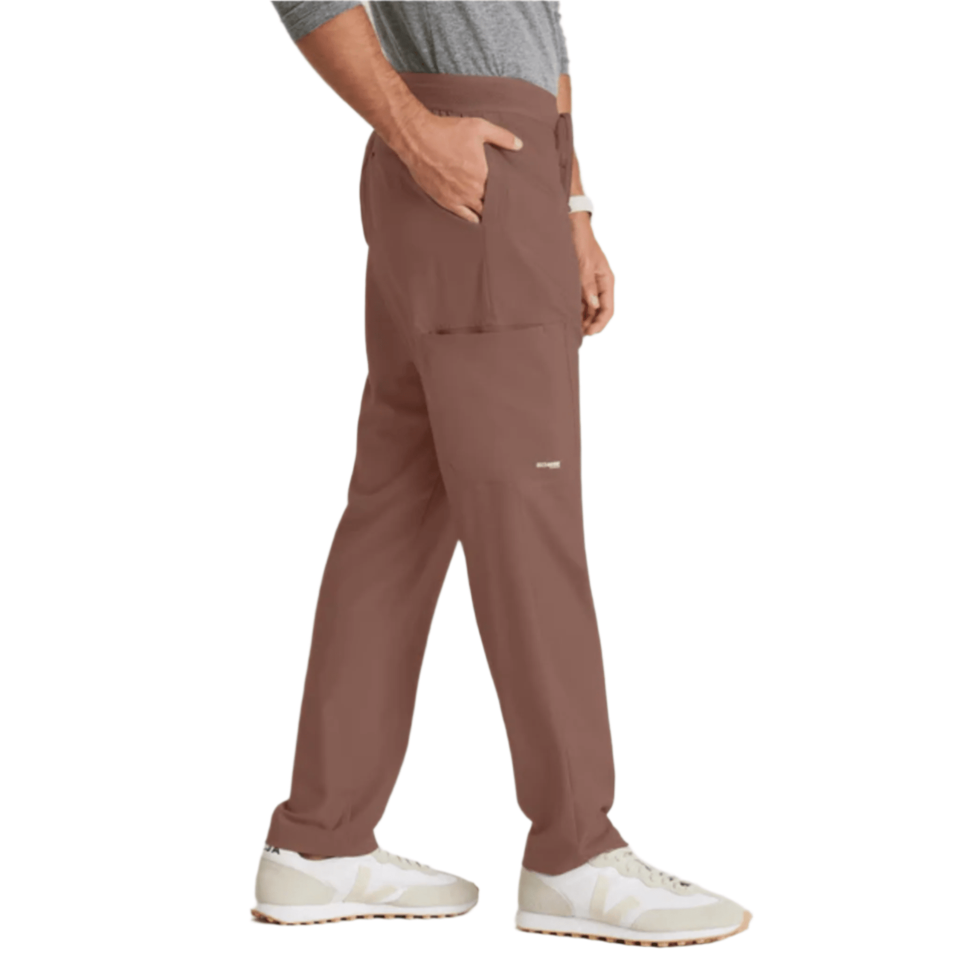 Barco Men's Highland Slim Straight Leg Scrub Pant - Driftwood by Lenny's Shoe & Apparel