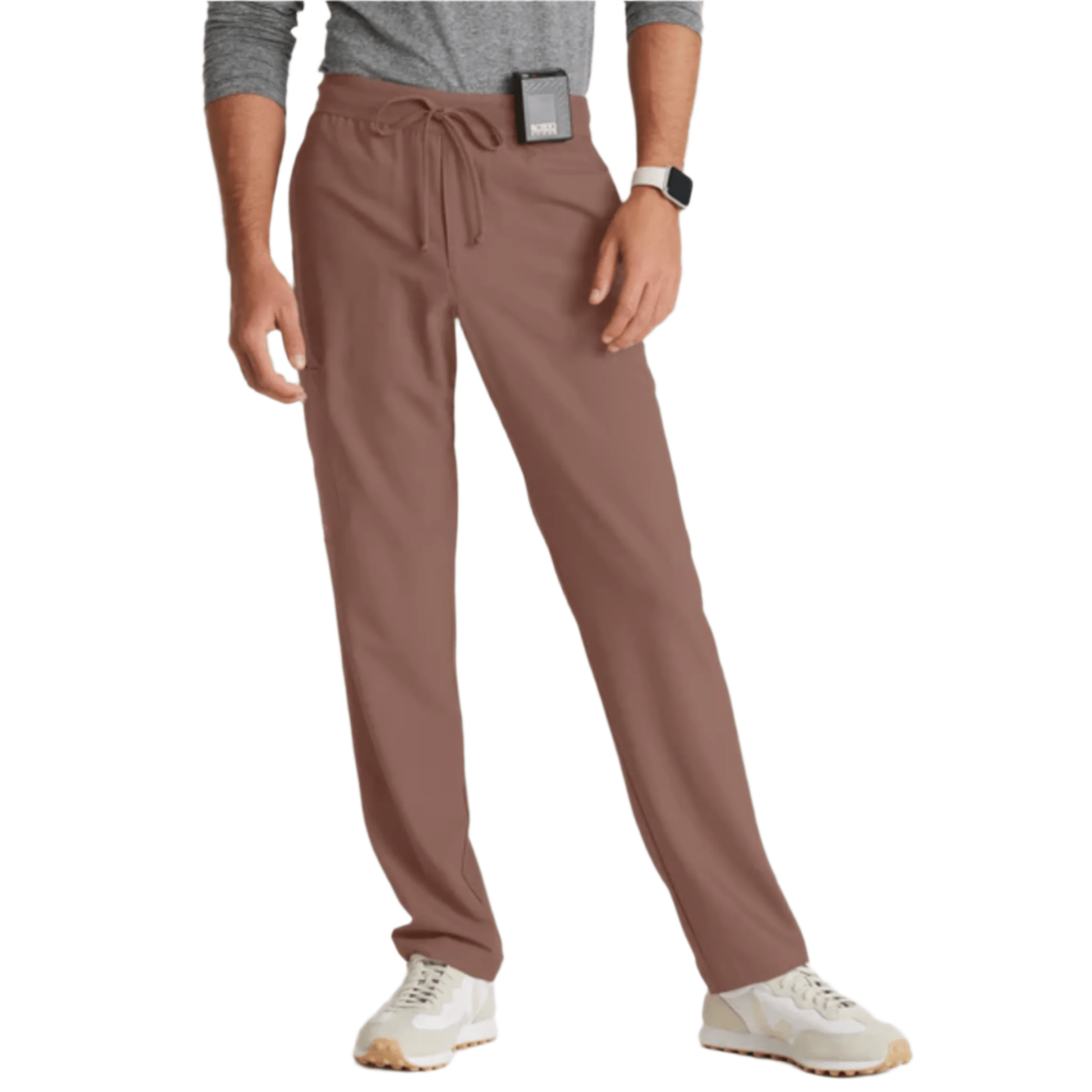 Barco Men's Highland Slim Straight Leg Scrub Pant - Driftwood by Lenny's Shoe & Apparel