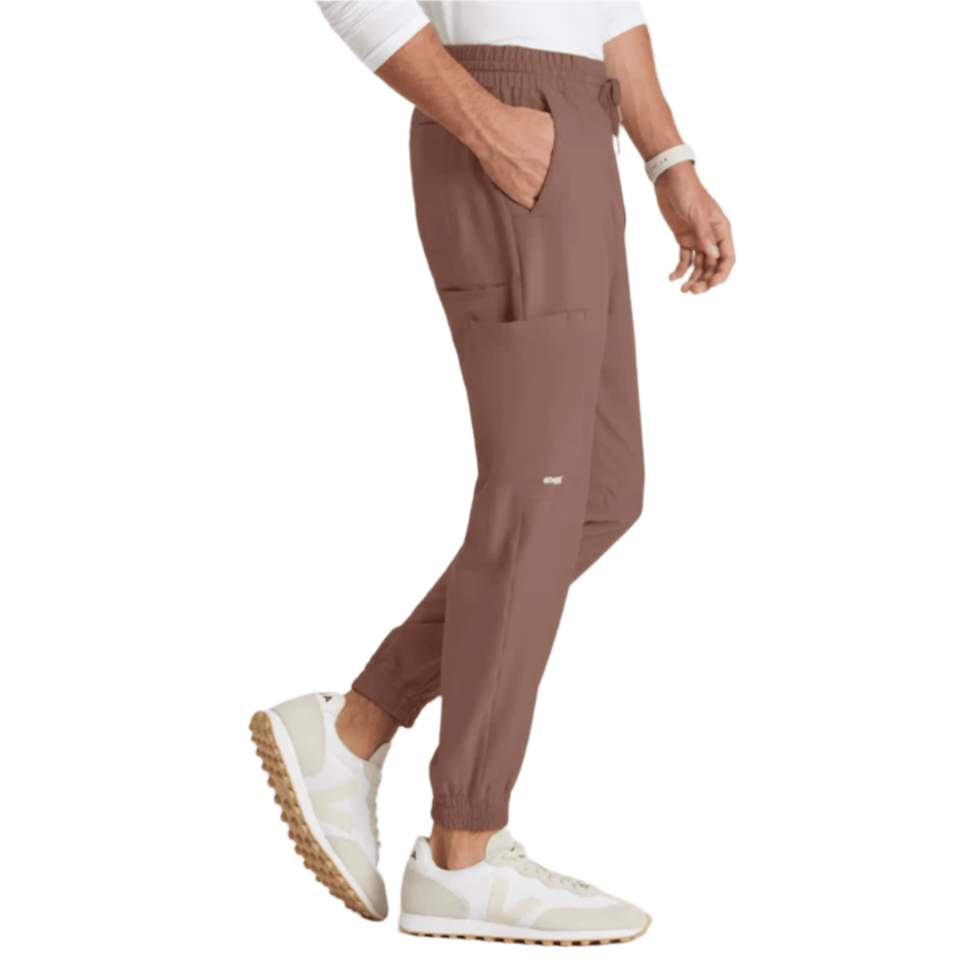 Barco Men's Voyager Jogger Scrub Pant - Driftwood by Lenny's Shoe & Apparel