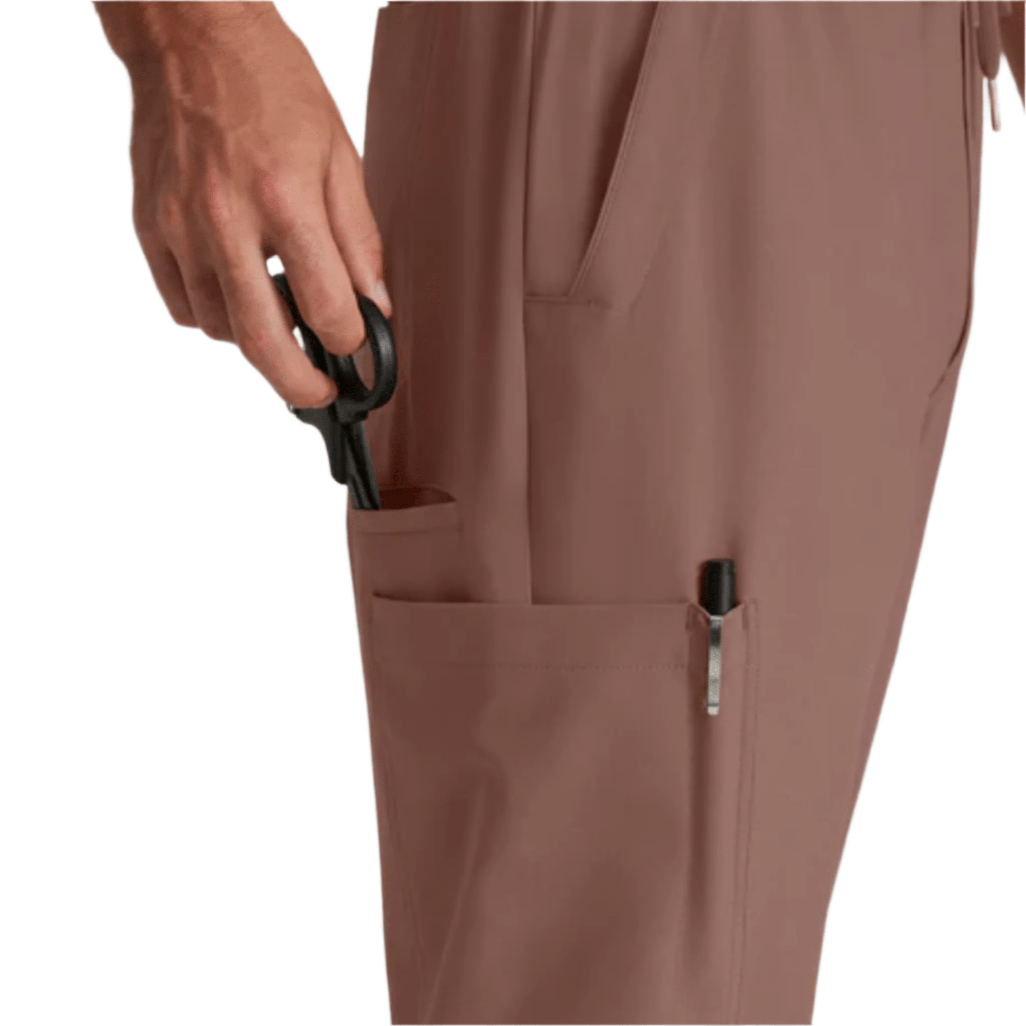 Barco Men's Voyager Jogger Scrub Pant - Driftwood by Lenny's Shoe & Apparel
