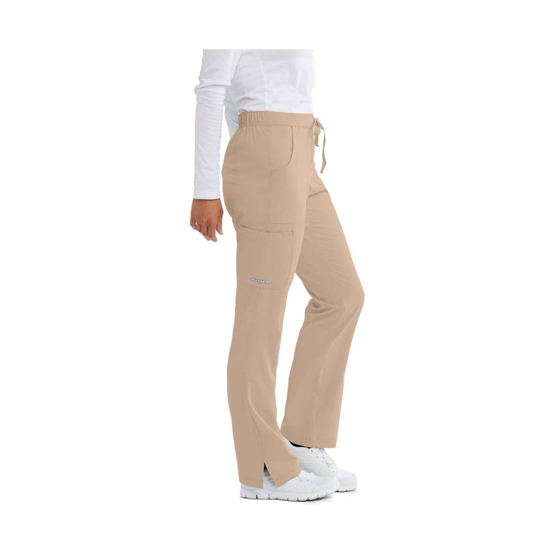Barco Women's 3 Pocket Reliance Cargo Scrub Pant - New Khaki by Lenny's Shoe & Apparel