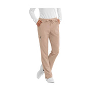 Barco Women's 3 Pocket Reliance Cargo Scrub Pant - New Khaki by Lenny's Shoe & Apparel