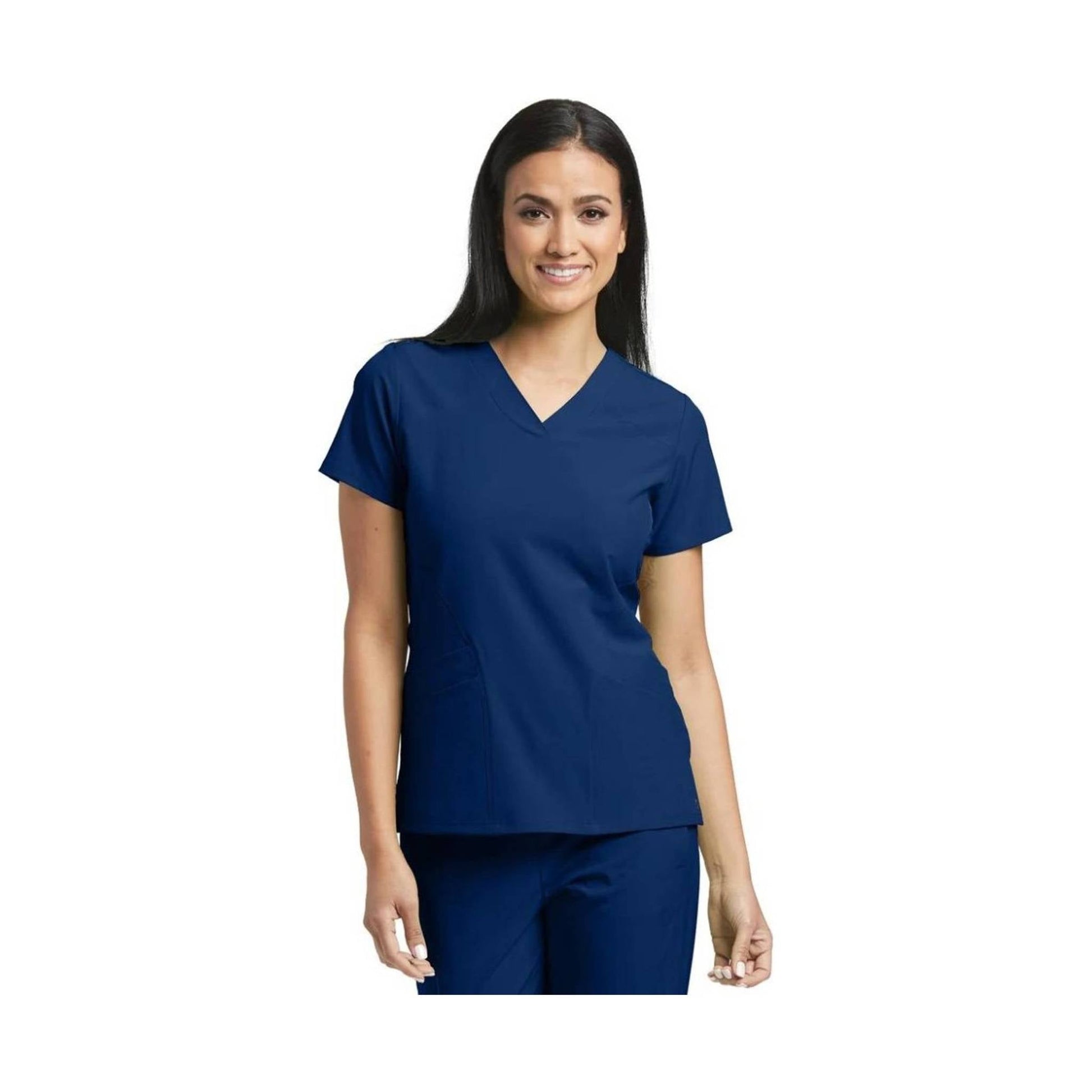 Barco Women's Sporty Scrub Top - Indigo by Lenny's Shoe & Apparel