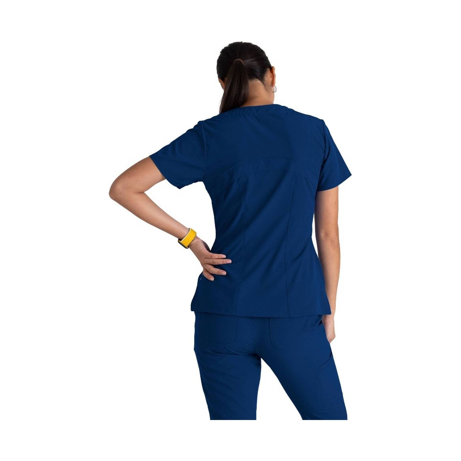 Barco Women's Sporty Scrub Top - Indigo by Lenny's Shoe & Apparel