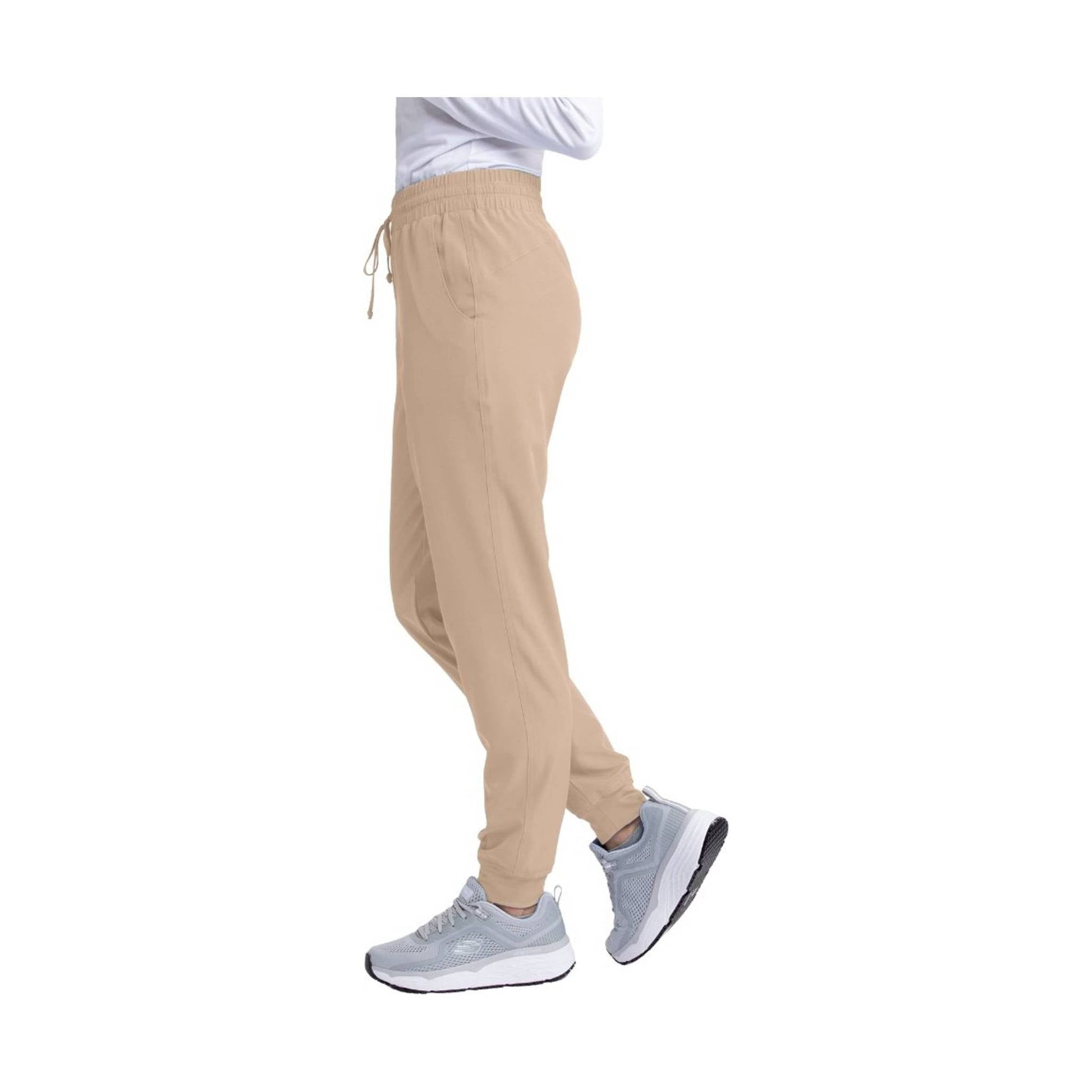 Barco Women's Theory Jogger Scrub Pant - New Khaki by Lenny's Shoe & Apparel