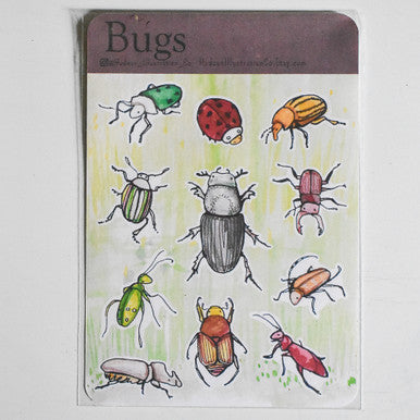 Hudson Illustration Sticker Sheet