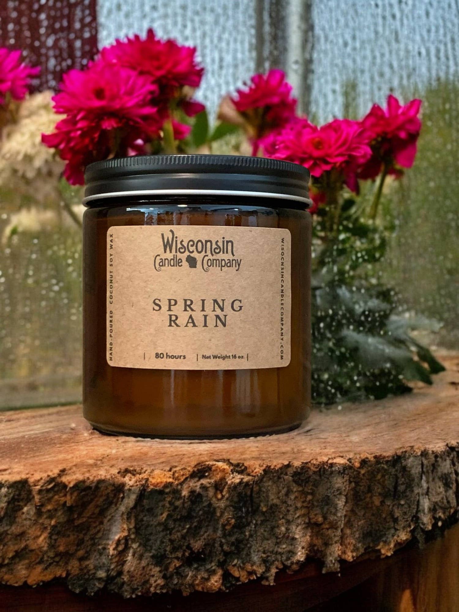 Wisconsin Candle Company - Spring Rain - Spring / Summer Seasonal: 8 oz jar by SidePony Boutique