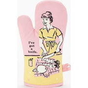 Blue Q  I ve Got a Knife  Oven Mitt