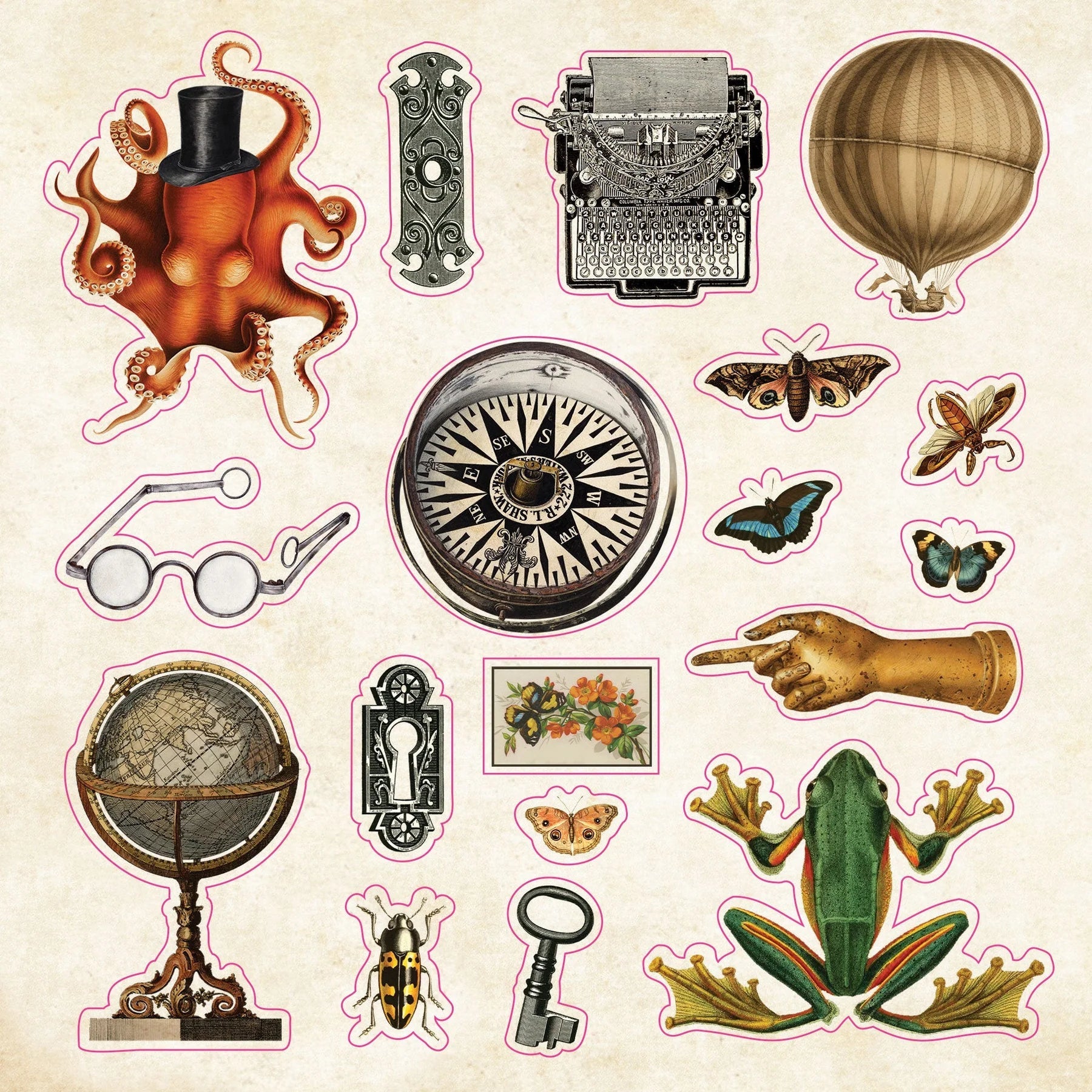 Sticker Book Curiosities by Homeportonline
